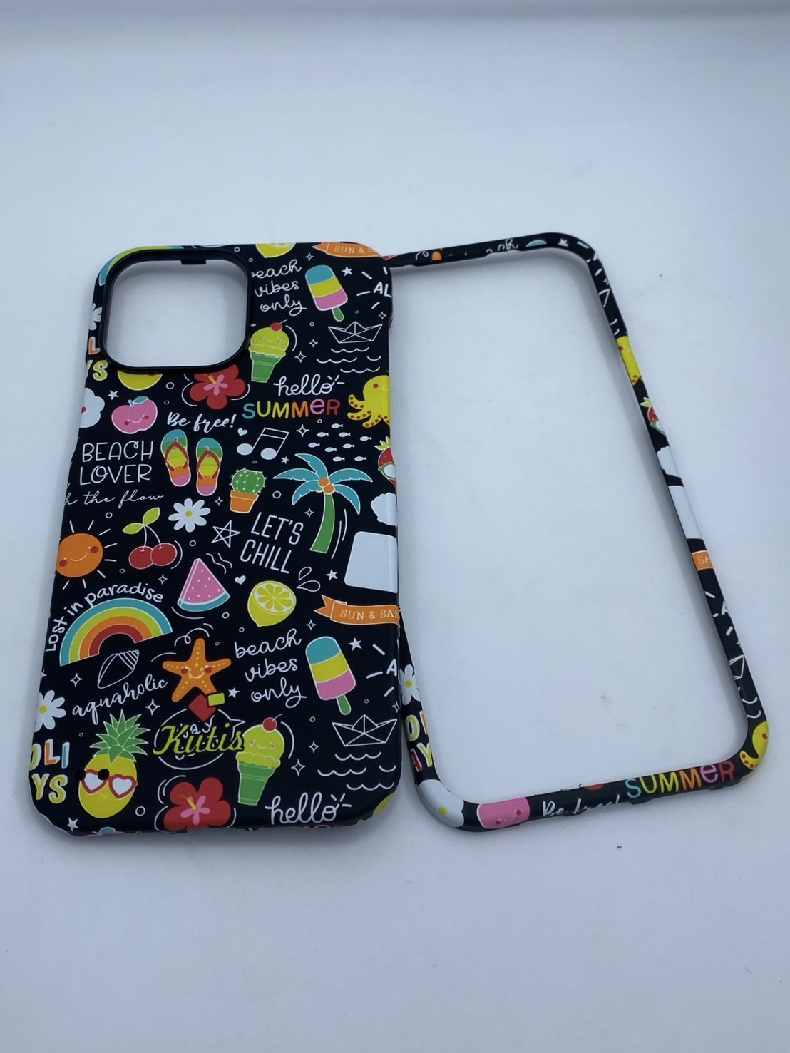 เคสคูทิส(Kutis)เคสไอโฟน13PROMAX(ลายHello Summer)มาใหม่ เคสประกบหน้า-หลัง เคสเรืองแสง เคสลายวินเทจ ร้านSuperhero Klongthom