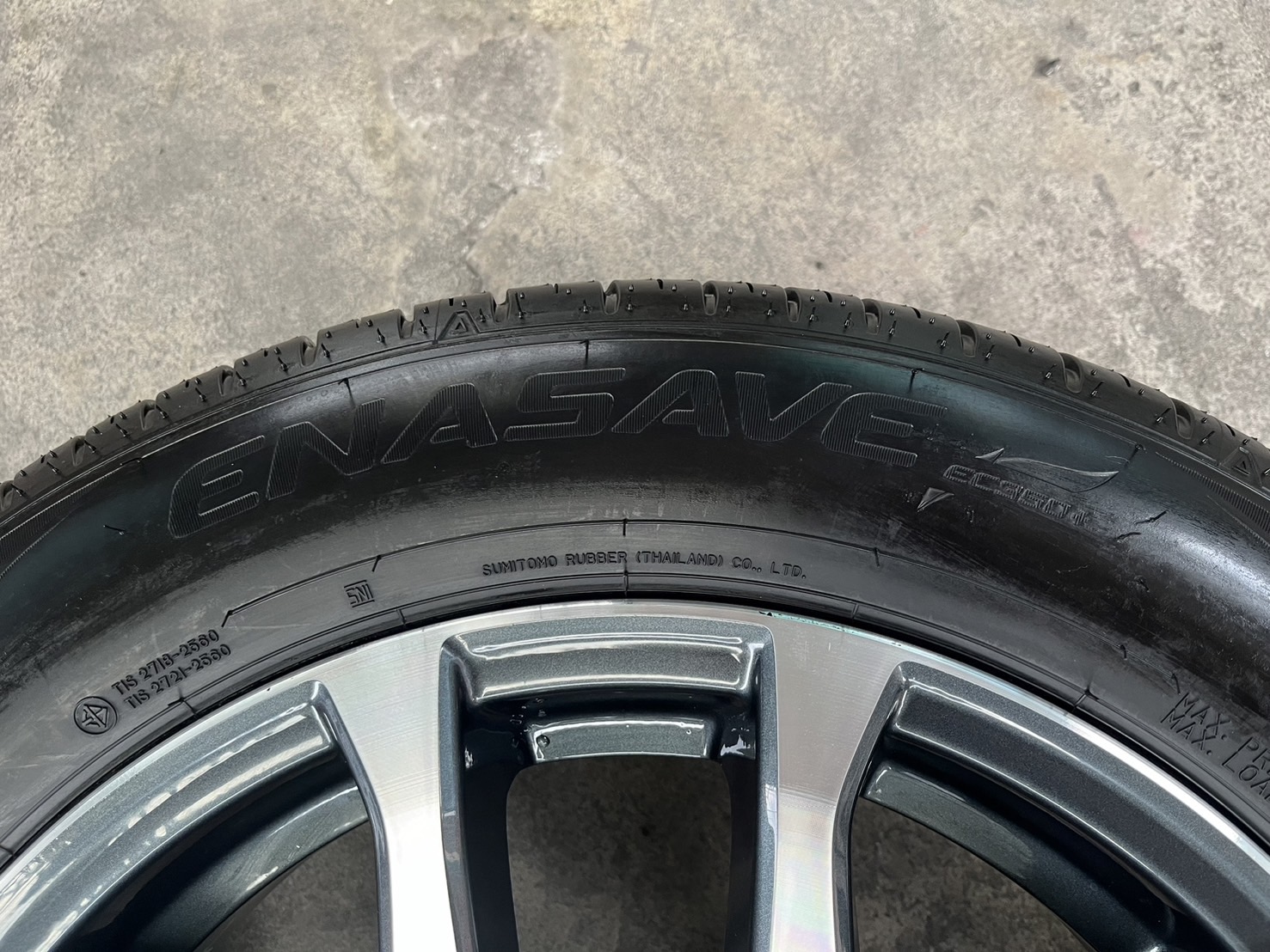 ✨ล้อแม็กพร้อมยาง 5รู114✨Suzuki XL7 ขอบ 16 เทาหน้าเงา💖สวยกริ๊บ💖