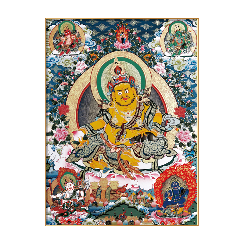 #ภาพวาดทังก้า(Thangka)ภาพวาดทิเบต ทังก้า มันดาลา พุทธศิลป์ชั้นสูง