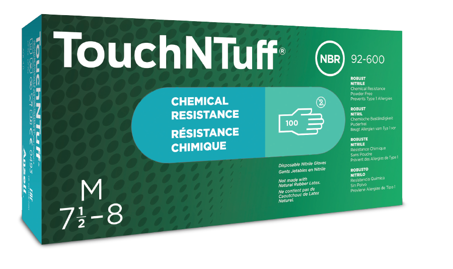 TOUCHNTUFF® 92-600 ถุงมือไนไตร ANSELL (100ชิ้น/กล่อง)