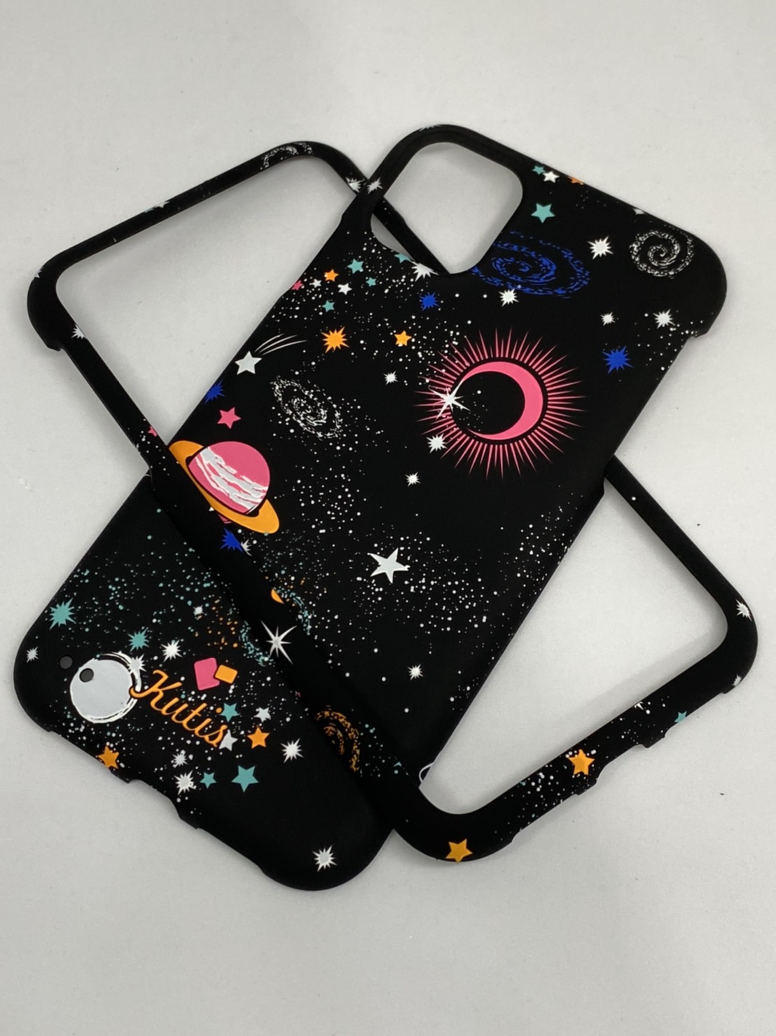 เคสคูทิส(Kutis)เคสไอโฟน11G(ลายดวงดาวอวกาศ)มาใหม่ เคสประกบหน้า-หลัง เคสเรืองแสง เคสลายวินเทจ ร้านSuperhero Klongthom