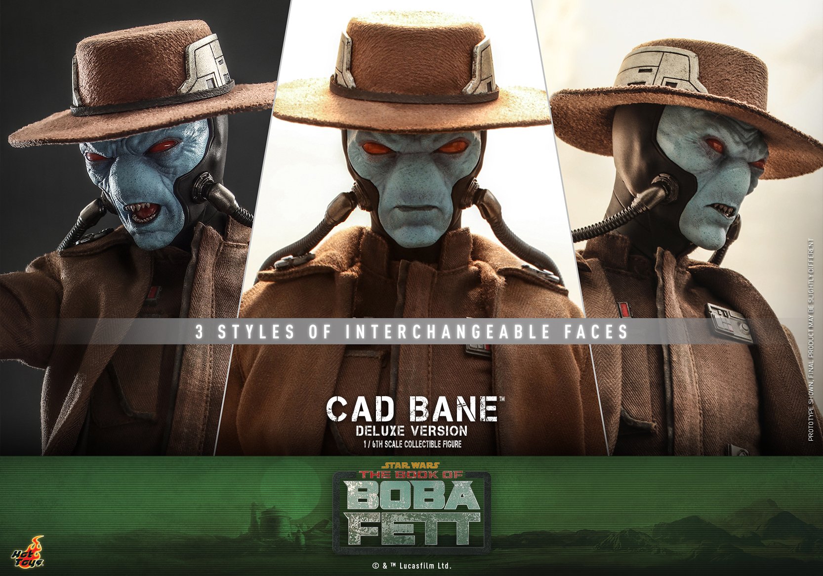 Hot Toys TMS080 1/6 Star Wars: The Book of Boba Fett™ - Cad Bane™ (Deluxe Version)