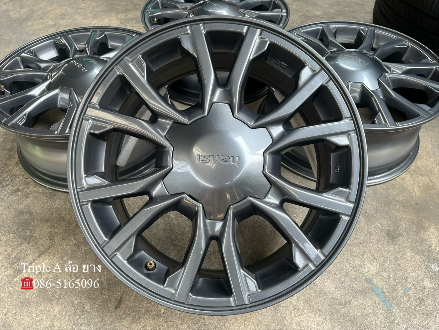 ✨ล้อแม็ก✨ISUZU X-Series ขอบ 16 สีเทาดำ