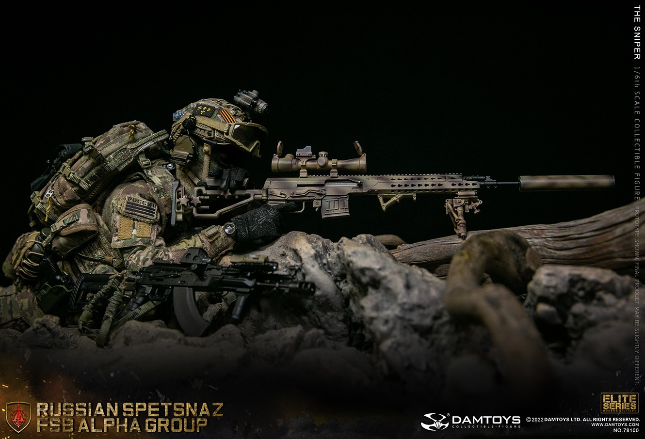 DAMTOYS 78100 1/6 RUSSIAN SPETSNAZ FSB ALPHA GROUP - THE SNIPER