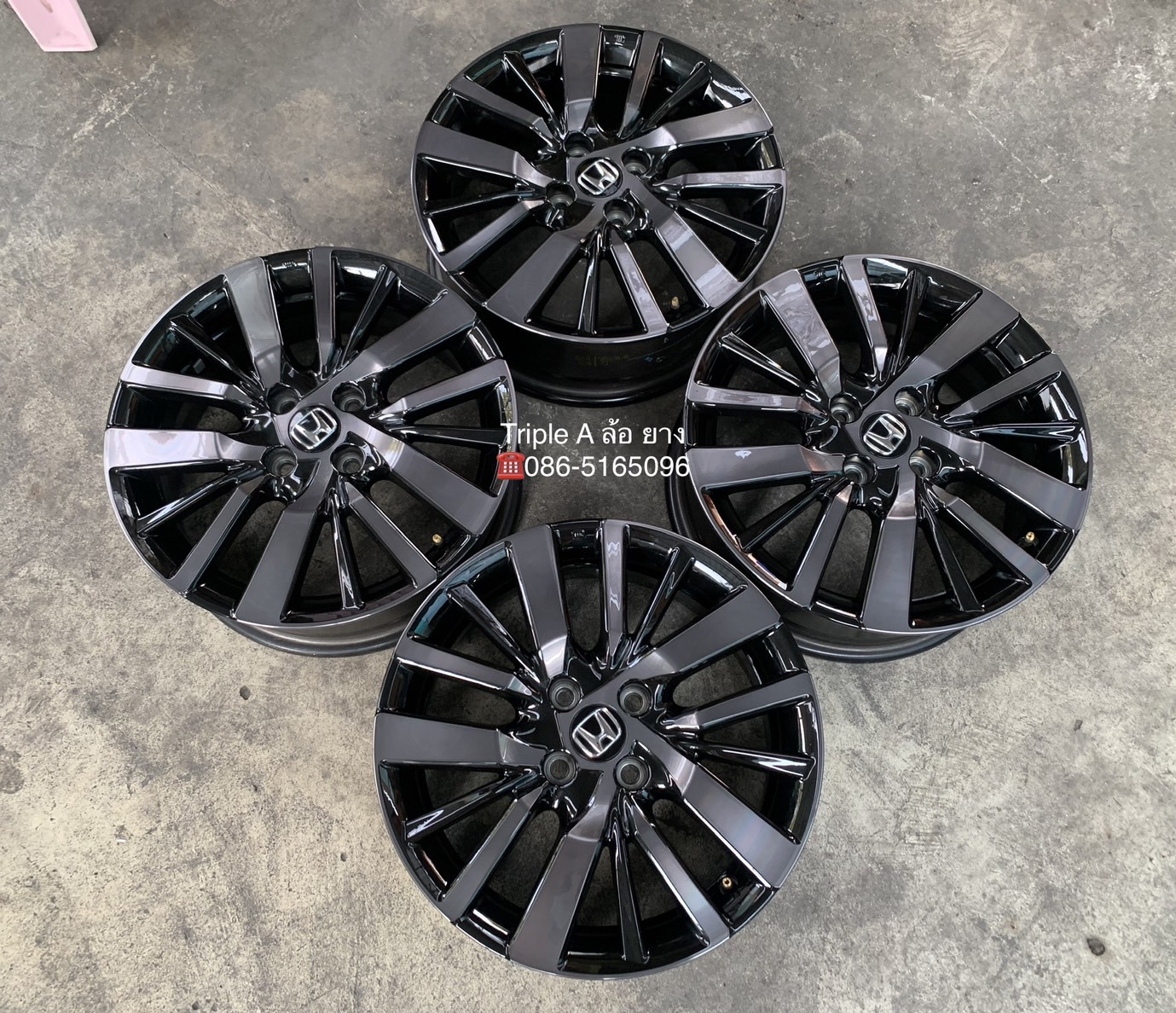 ✨ล้อแม็กป้ายแดง✨Honda City Hatchback รุ่นใหม่ ขอบ 16 ดำหน้าชา💖สวยกริ๊บ💖