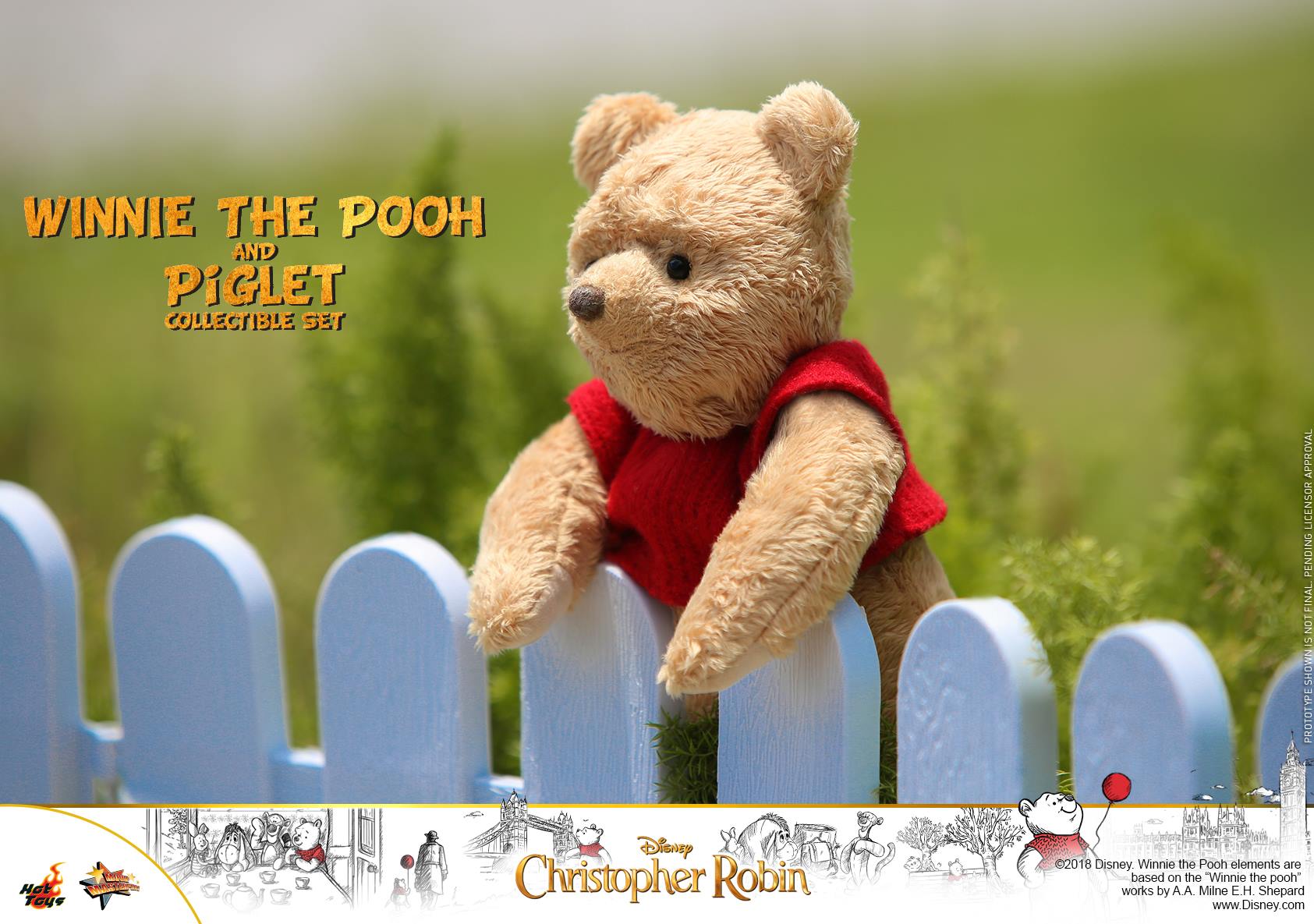 Hot Toys MMS503 CHRISTOPHER ROBIN - WINNIE THE POOH AND PIGLET