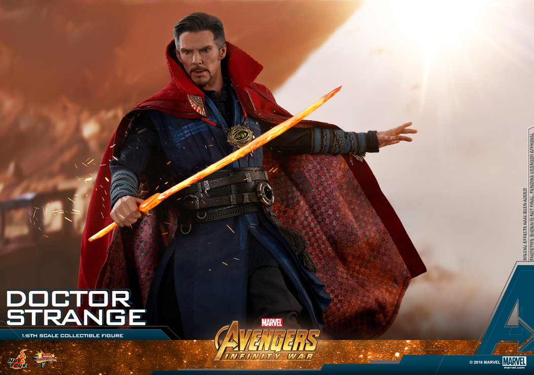 Hot Toys MMS484 AVENGERS INFINITY WAR - DOCTOR STRANGE + DJ-CUSTOM AS001 1/6 THE IMAGES OF IKKON