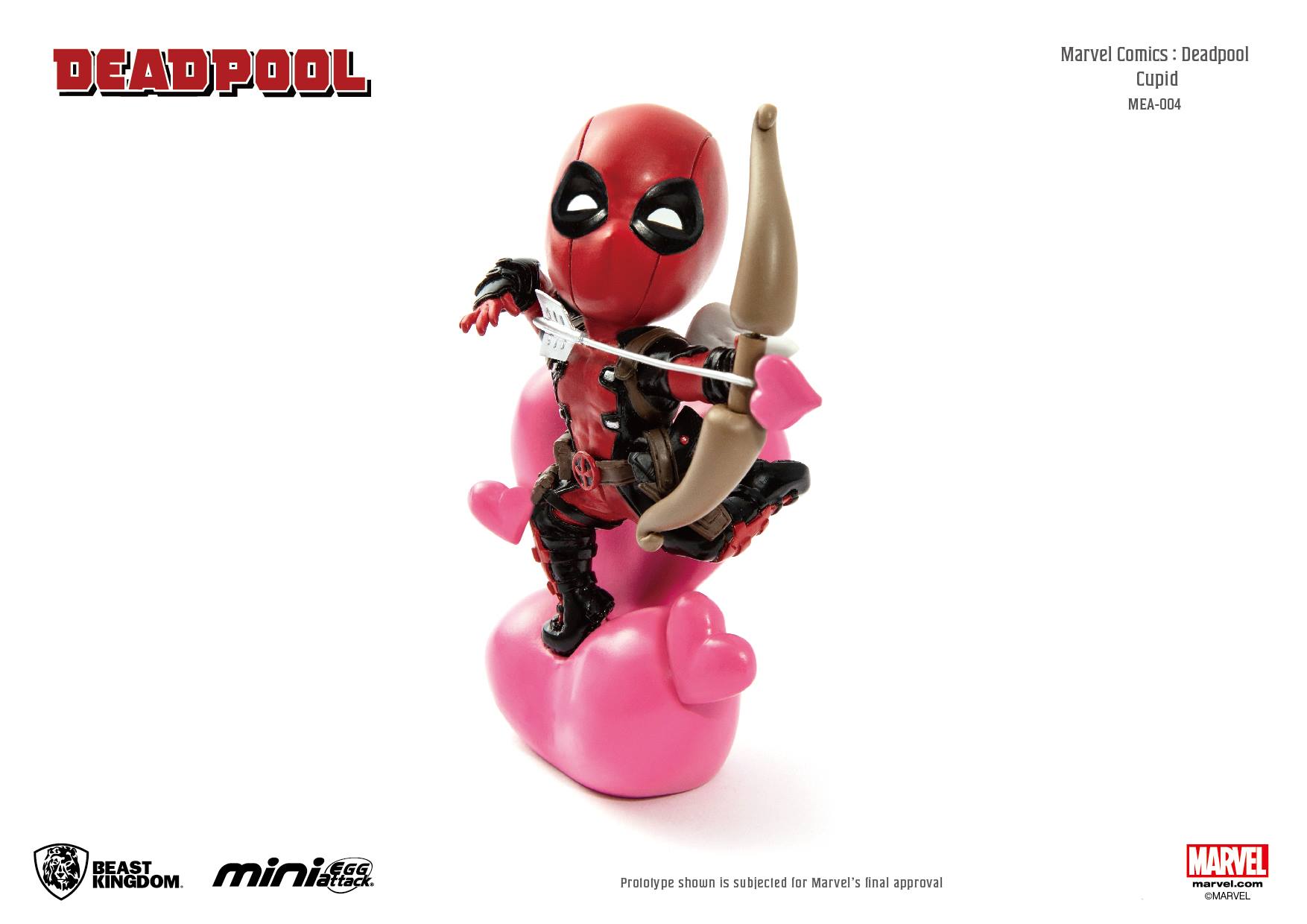 Beast Kingdom 4" Mini Egg Attack MEA-004 Marvel Comics - Deadpool