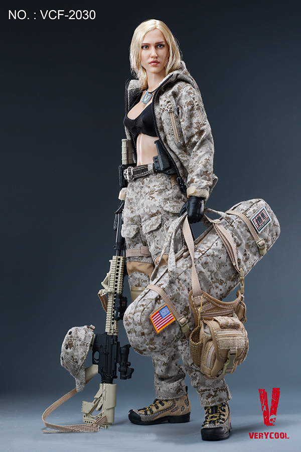 VERYCOOL VCF-2030 DIGITAL CAMOUFLAGE WOMEN SOLDIER - MAX
