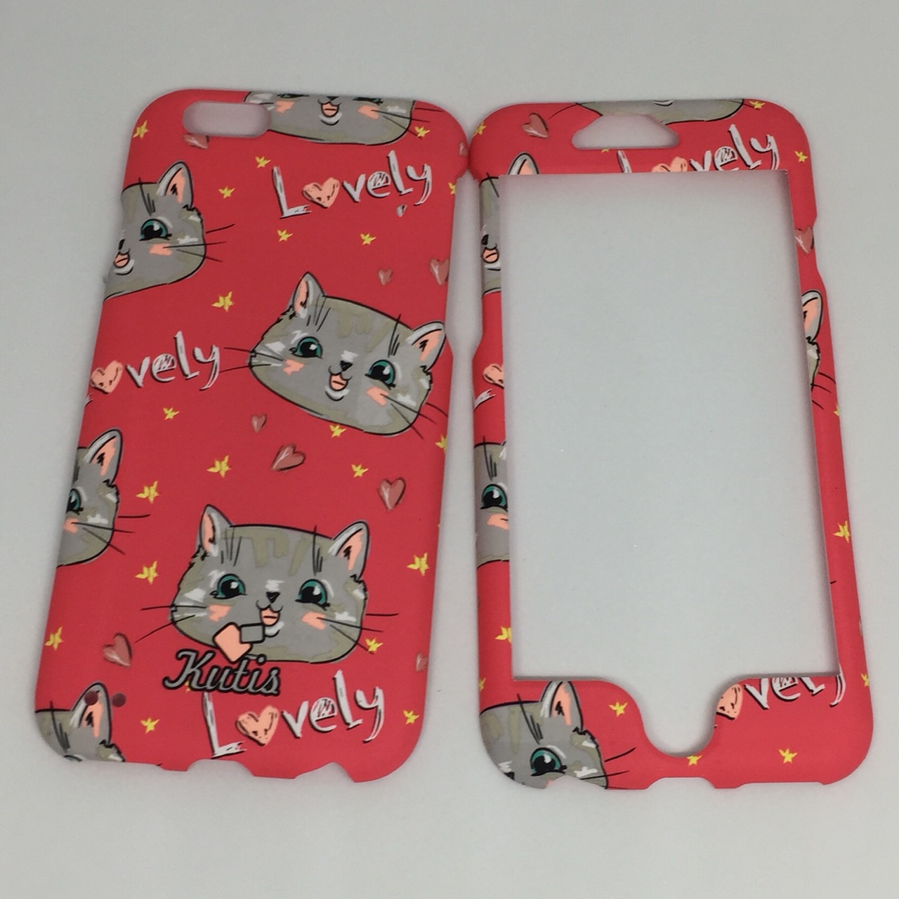 เคสคูทิส (Kutis) ไอโฟน6,6S(ลายหน้าแมวใหญ่สีแดง)มาใหม่