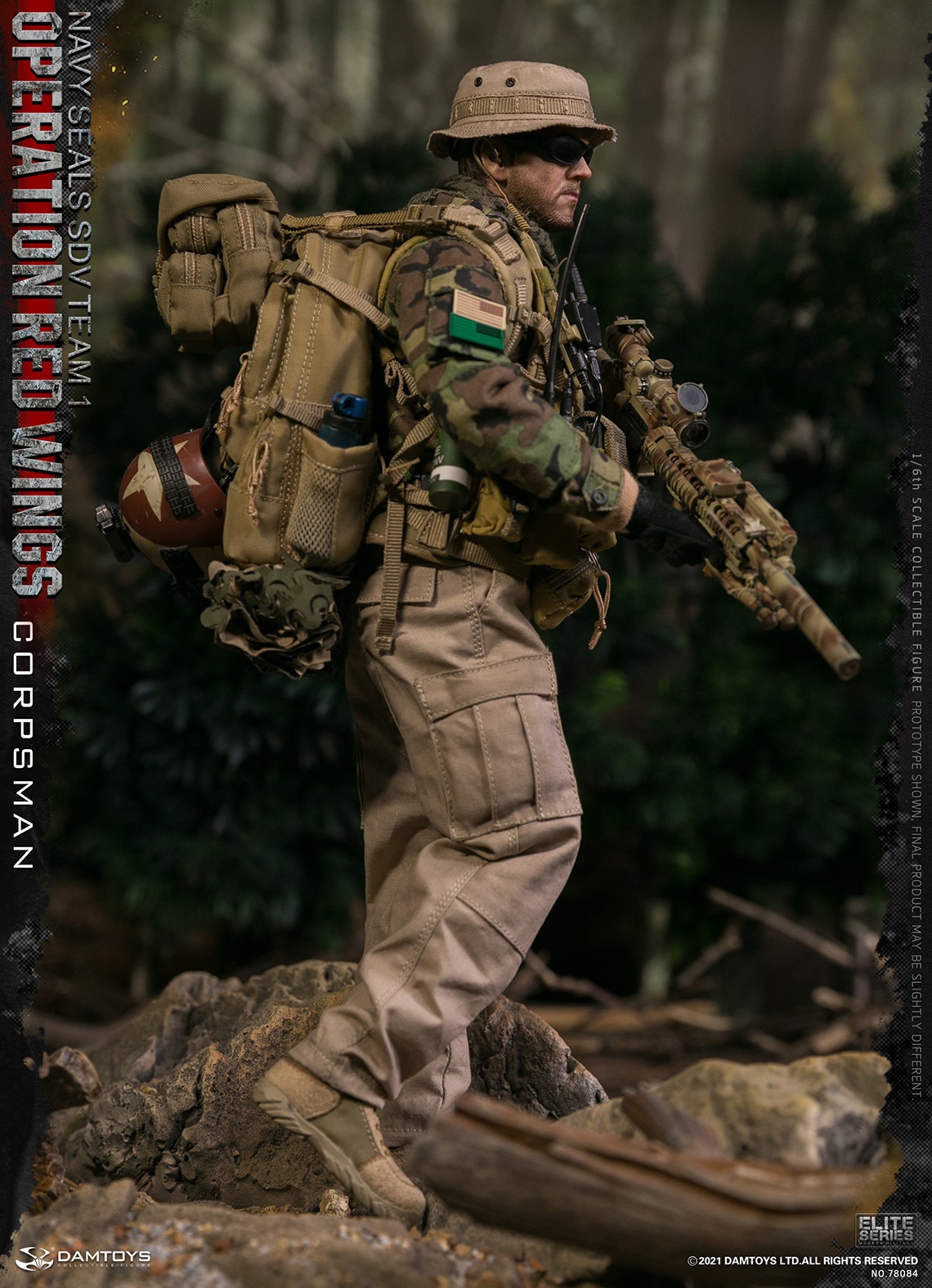 DAMTOYS 78084 1/6 Operation Red Wings: Navy Seals SDV Team 1 - Corpsman