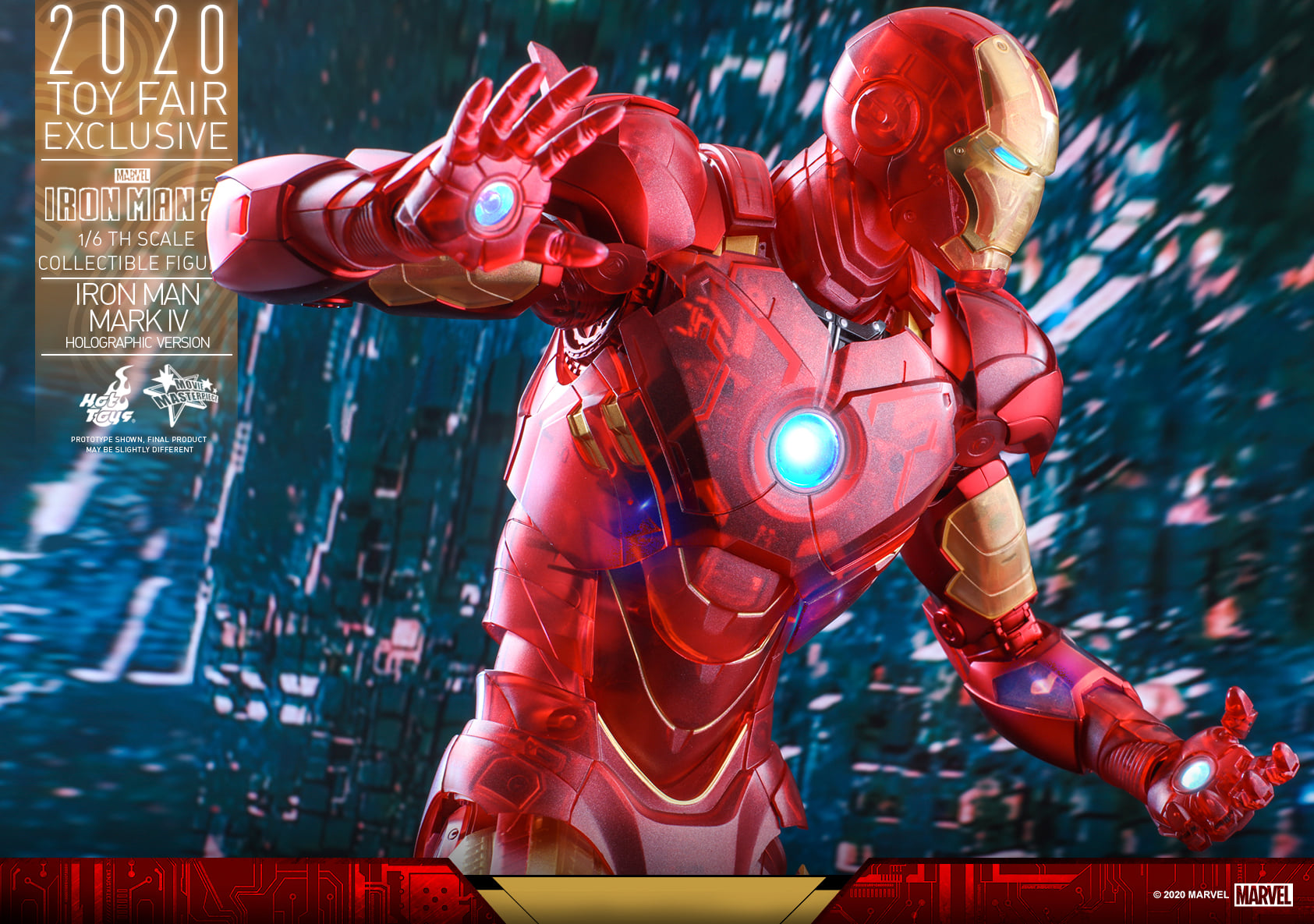Hot Toys MMS568 IRON MAN 2 - IRON MAN MARK IV (HOLOGRAPHIC VERSION)
