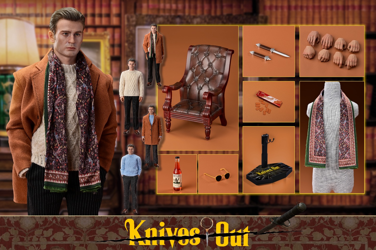 DAFTOYS F023 1/6 Knives Out