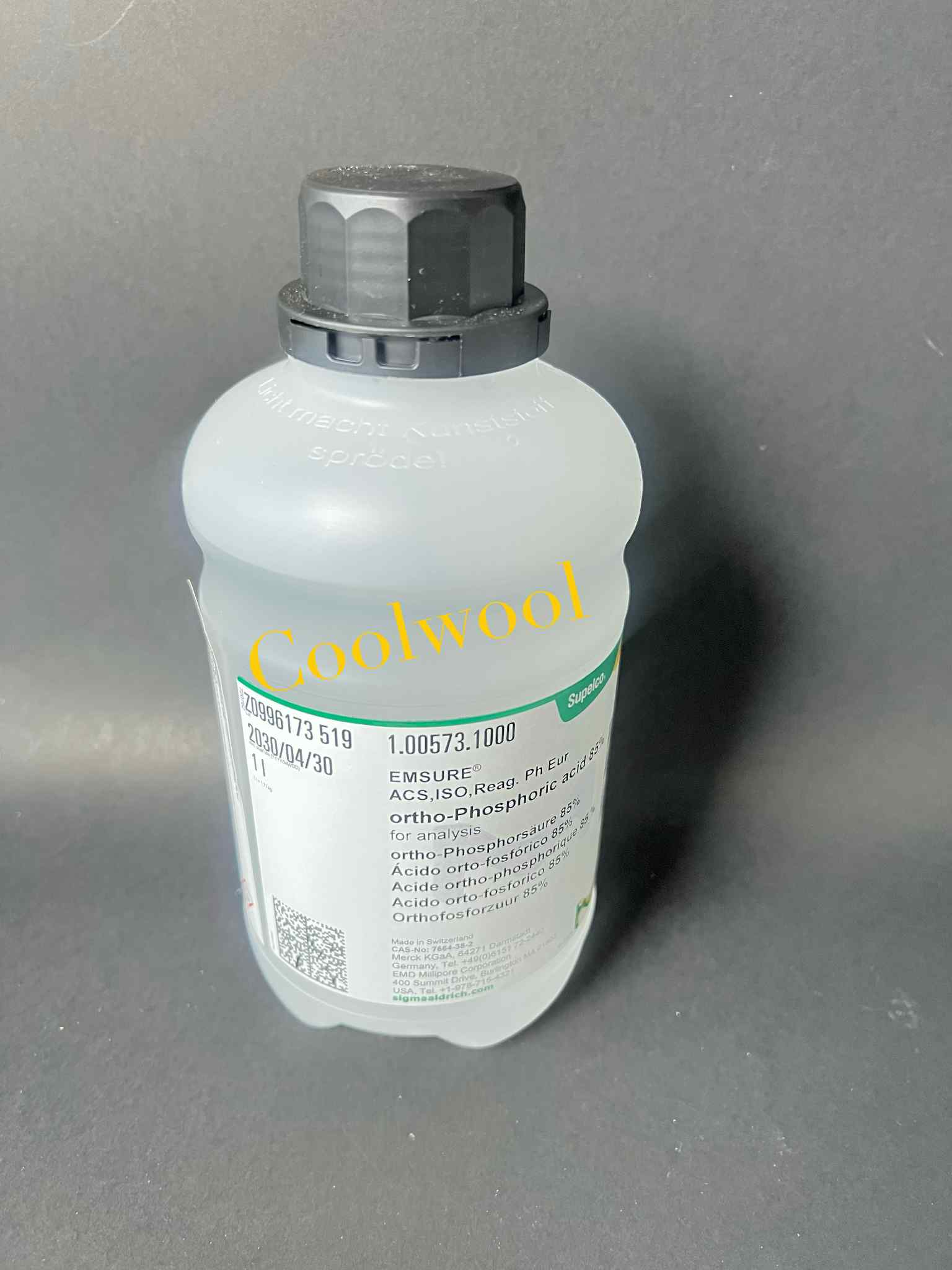 MERCK™ ortho-Phosphoric acid 85%, for analysis EMSURE® (1ลิตร/ขวด)