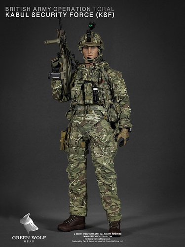 Green Wolf Gear GWG-009 BRITISH ARMY (OP TORAL) AFGHANISTAN KABUL SECURITY FORCE (KSF)