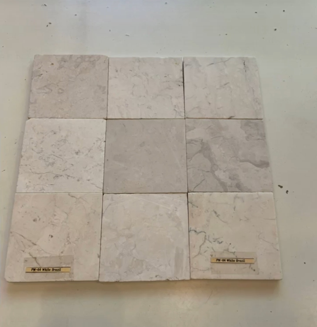 หินอ่อน White brazil สีครีมมาแรง มินิมอลสุดๆ