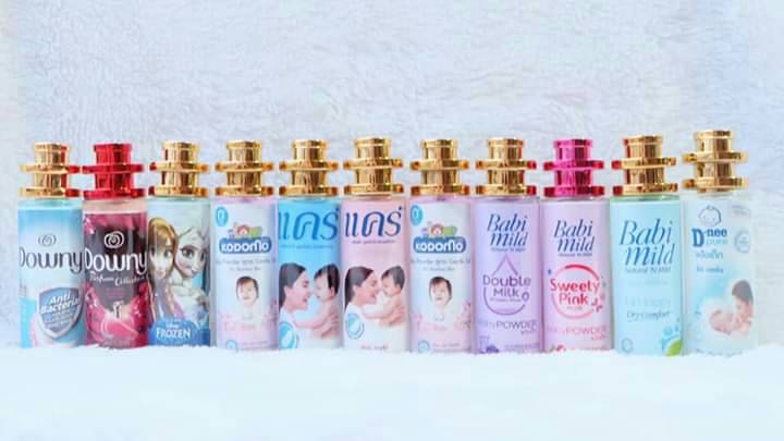 น้ำหอม กลิ่น แป้งเด็ก Perfume (เลือกกลิ่นได้เอง) ปริมาณ 50 ml.