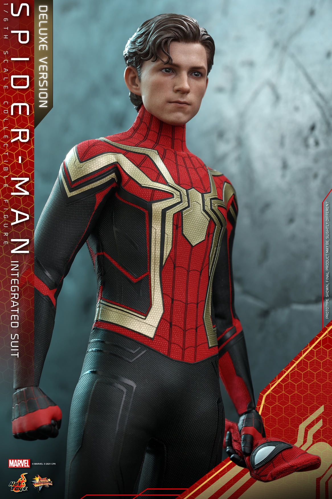 Hot Toys MMS624 1/6 Spider-Man: No Way Home - Spider-Man Integrated Suit (Deluxe Version)