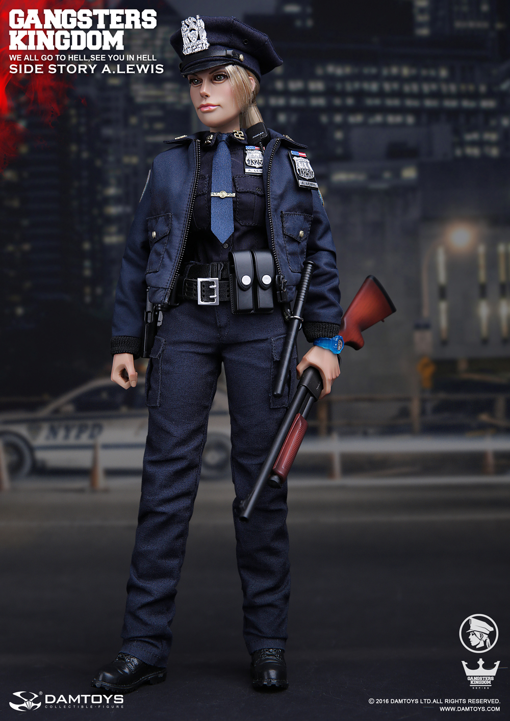 DAMTOYS GKS003 GANGSTERS KINGDOM SIDE STORY - OFFICER A.LEWIS