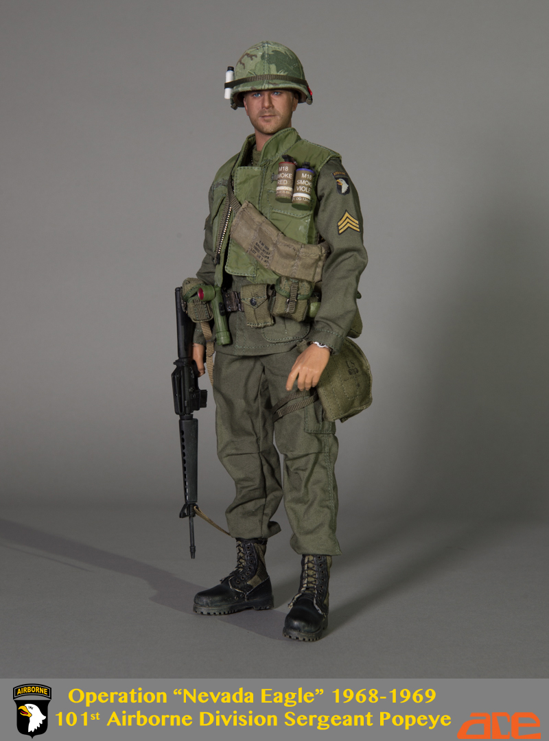 ACE 13035 Operation “Nevada Eagle” 1968-1969 - 101st Airborne Division Sergeant Popeye
