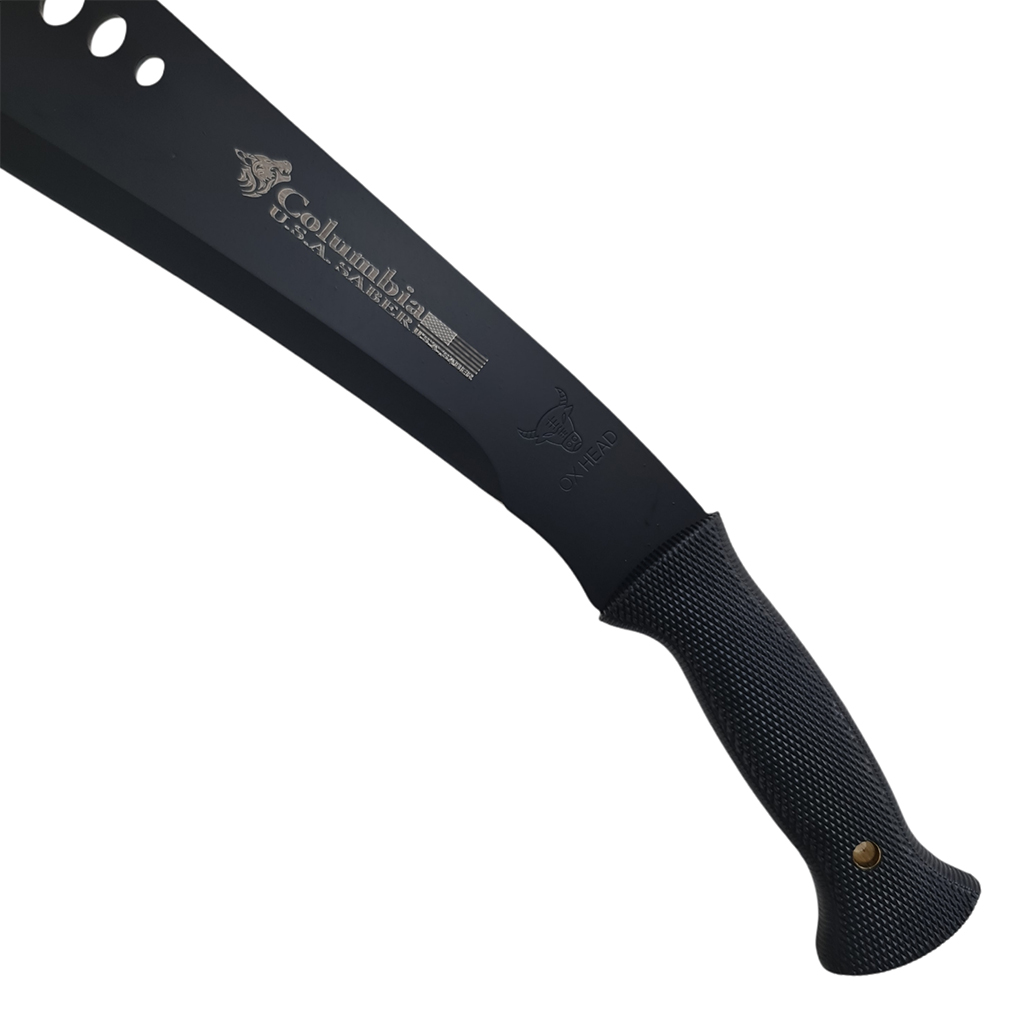 มีดเดินป่า มีดมาเชเต้ มีดใบตาย Columbia OX Head Machete ยาว 20 นิ้ว (51.5 ซม.) พร้อมซองไนล่อนสำหรับเก็บมีด