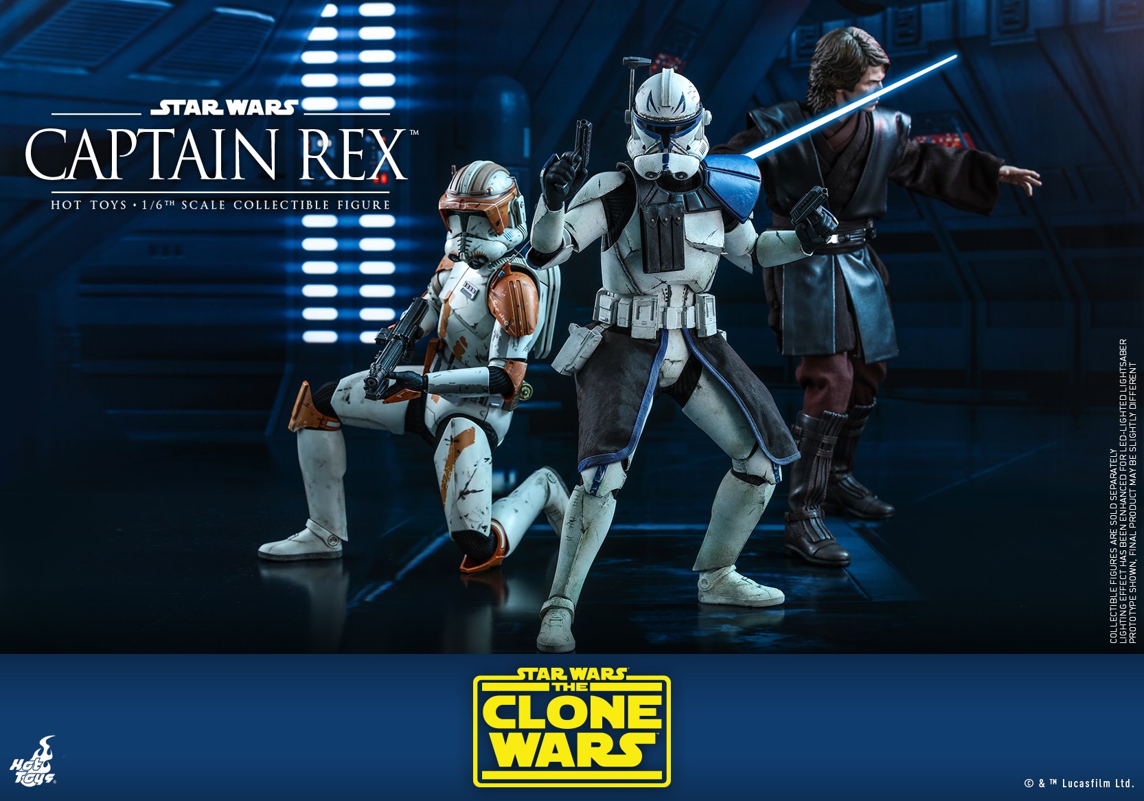 Hot Toys TMS018 Star Wars: The Clone Wars 1/6 Captain Rex