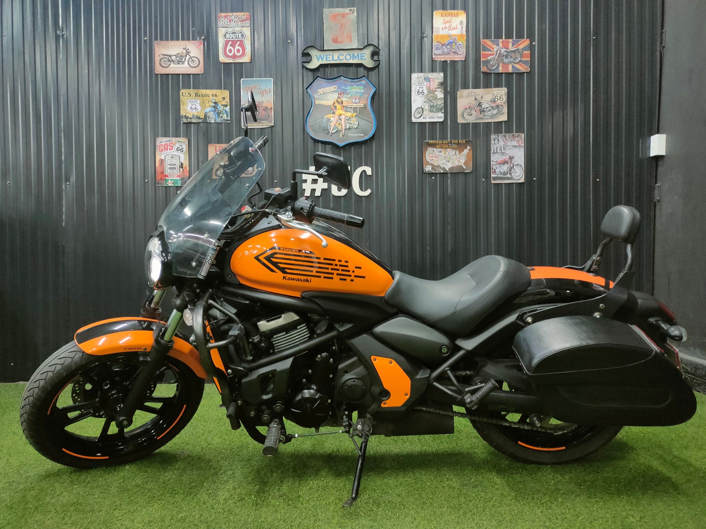 🏍 แต่งสไตล์ฮาเล่ย์มาเลยจ้าคันนี้....🤗 Vulcan650s Cafe จดปี 2019 ไมล์9พันโล หาอยู่ต้องโดนแล้ว‼️ 💨