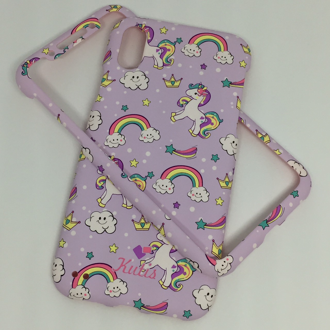 เคสคูทิส (Kutis) ไอโฟนX,XS(ลายม้าโพนี่สีม่วง)