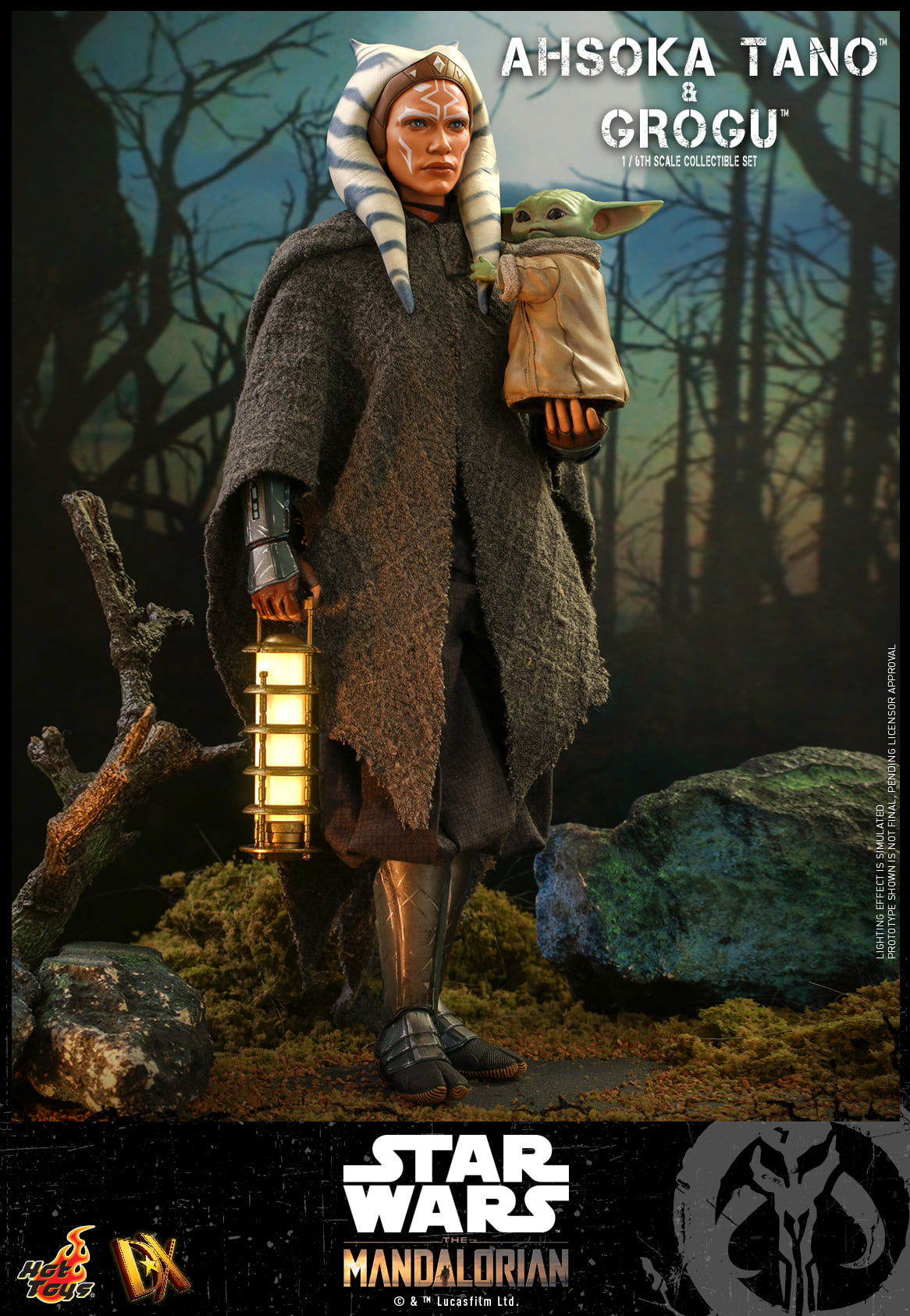 Hot Toys DX21 1/6 Star Wars™: The Mandalorian™ - Ahsoka Tano & Grogu™