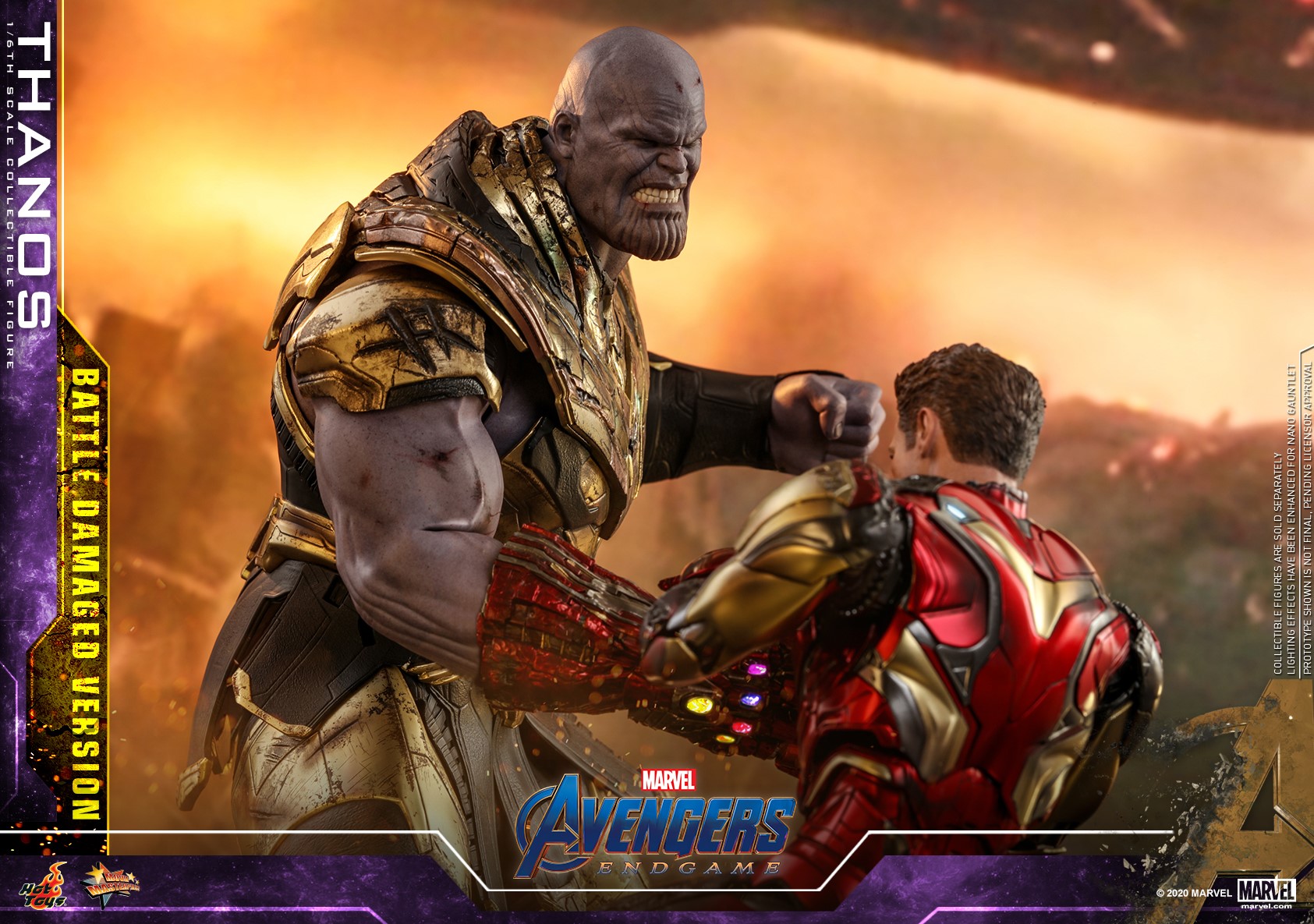 Hot Toys MMS564 Avengers: Endgame - Thanos (Battle Damaged Version)