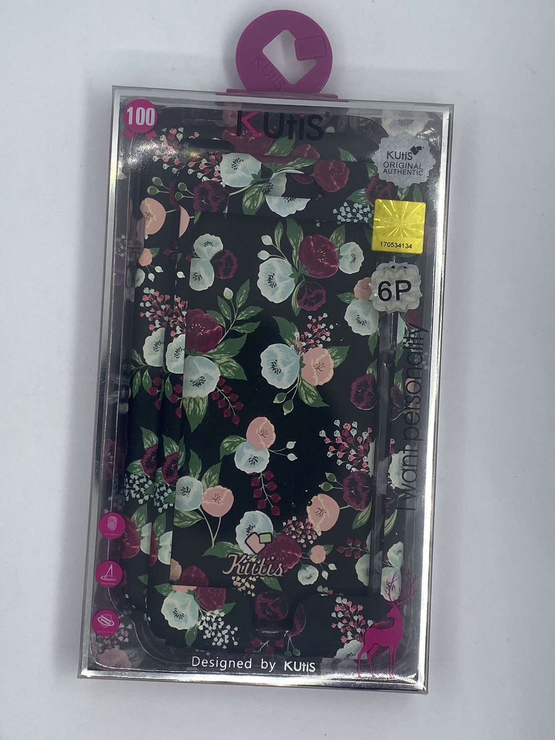 เคสคูทิส(Kutis)เคสไอโฟน6พลัส,6Sพลัส(ลายดอกไม้)มาใหม่ เคสประกบหน้า-หลัง เคสเรืองแสง เคสลายวินเทจ ร้านSuperhero Klongthom