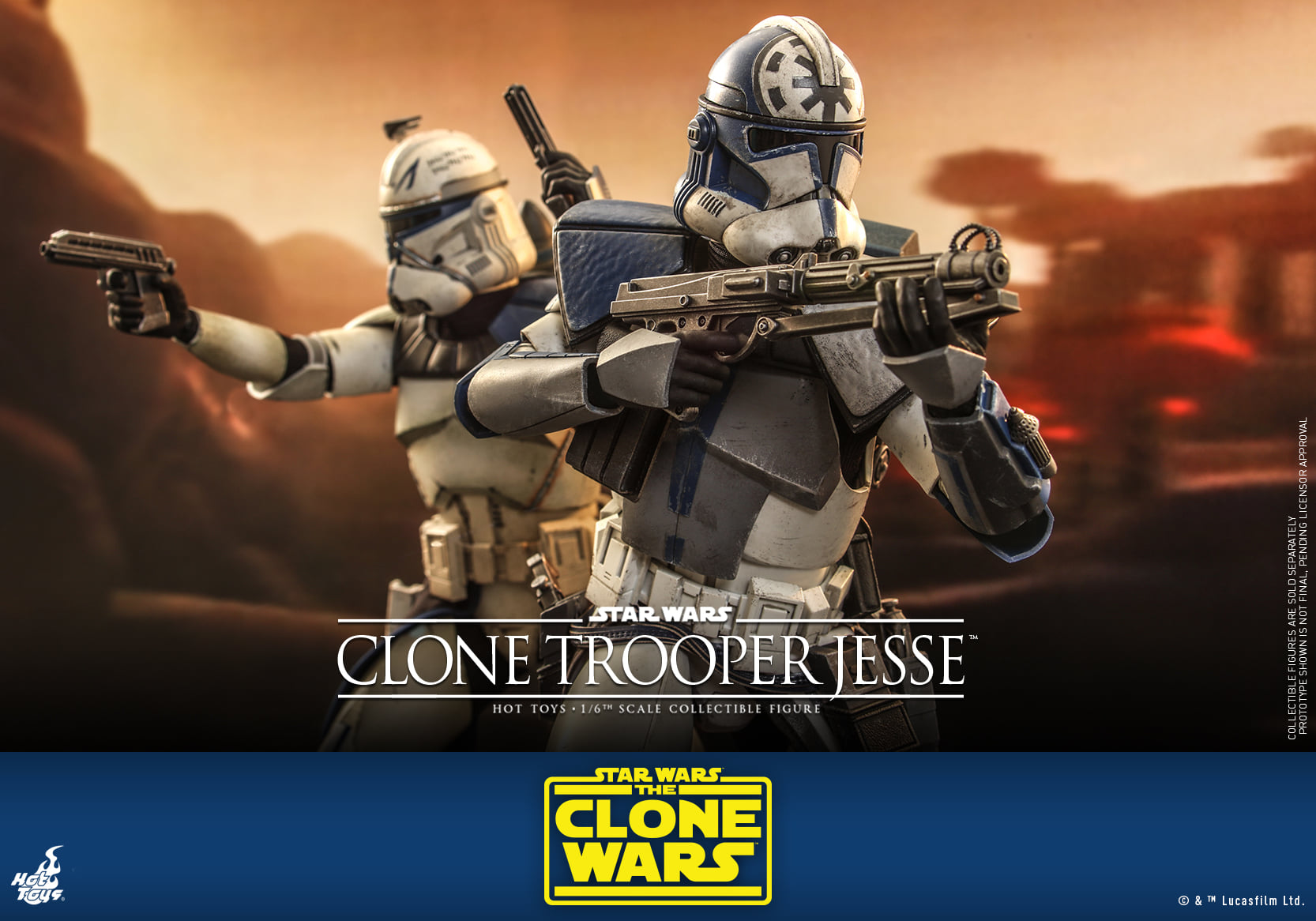 Hot Toys TMS064 1/6 Star Wars: The Clone Wars™ - Clone Trooper Jesse™