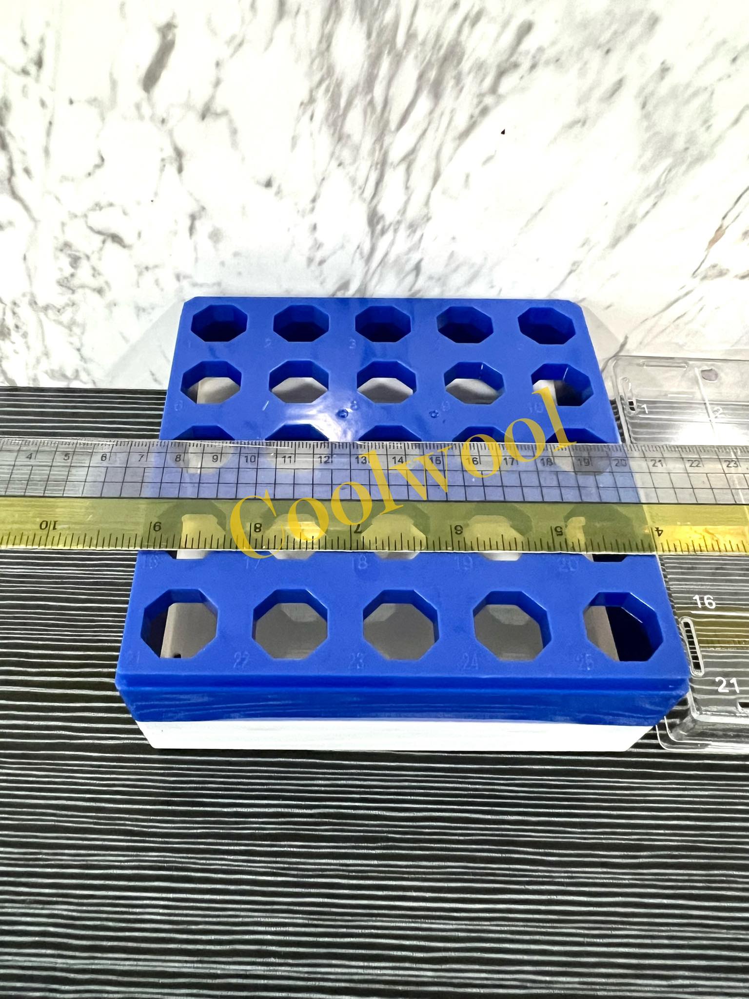 กล่องเก็บหลอดขนาด 5 ml-Storage box for 5 ml, 25 ช่อง