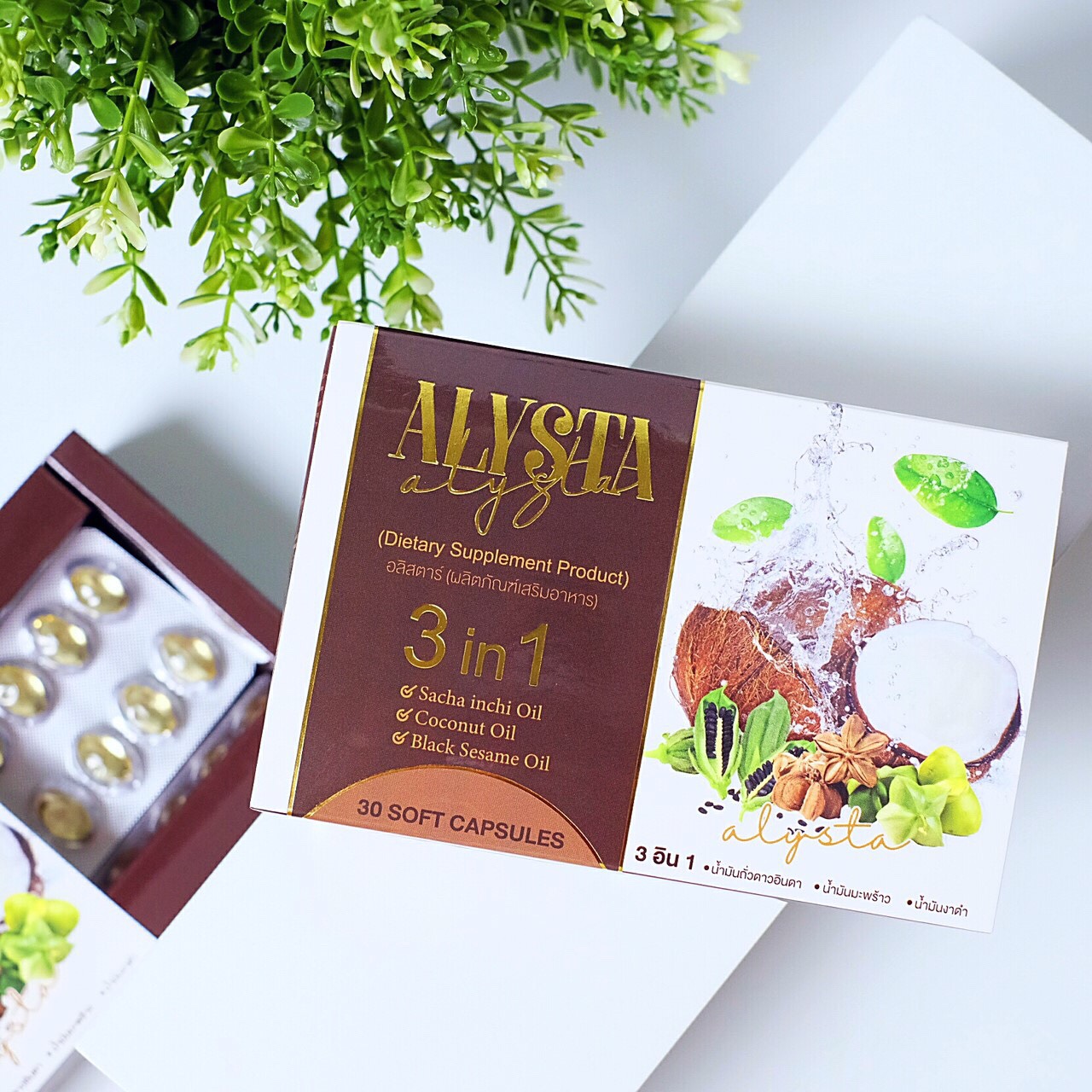 อลิสต้า น้ำมันมะพร้าวสกัดเย็น ช่วยเรื่อง เบาหวาน ความดัน ความจำ อื่นๆ alysta