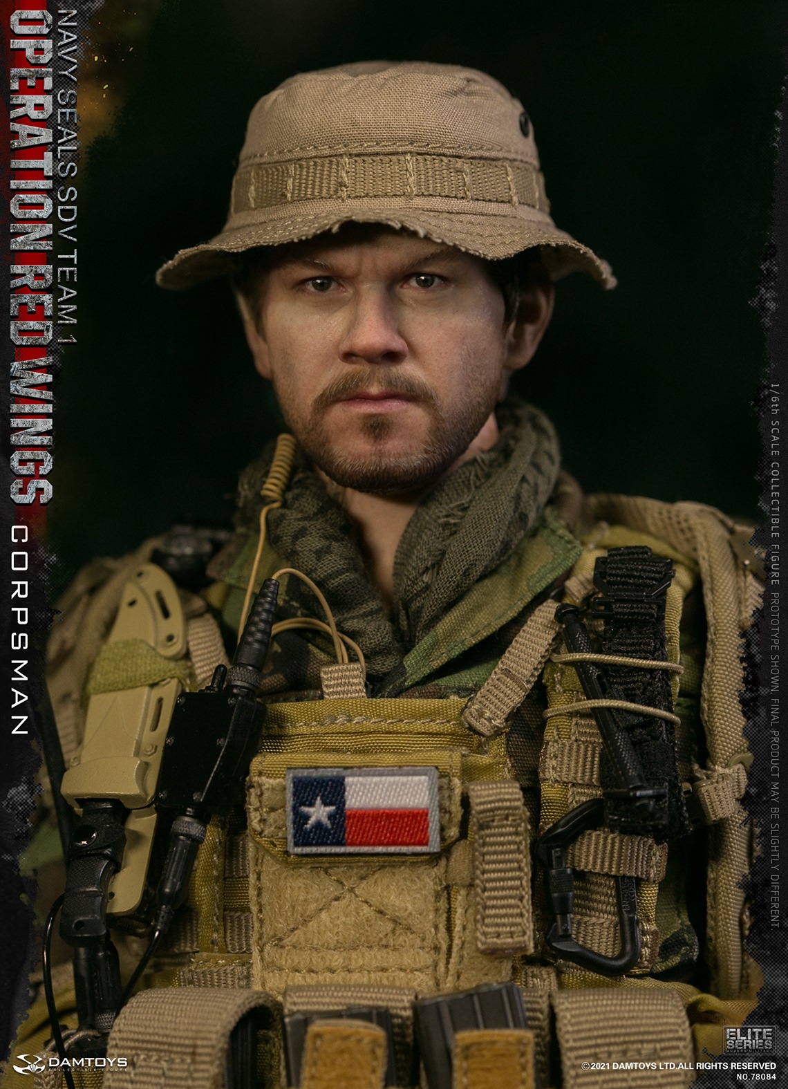 DAMTOYS 78084 1/6 Operation Red Wings: Navy Seals SDV Team 1 - Corpsman