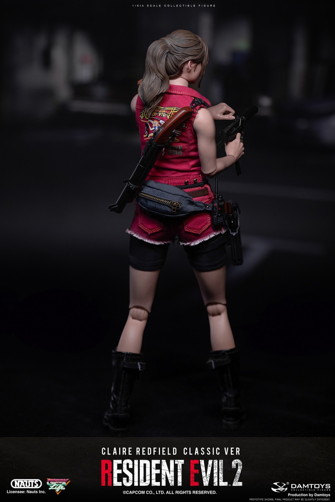 DAMTOYS DMS038 1/6 RESIDENT EVIL 2 - CLAIRE REDFIELD (CLASSIC VER)
