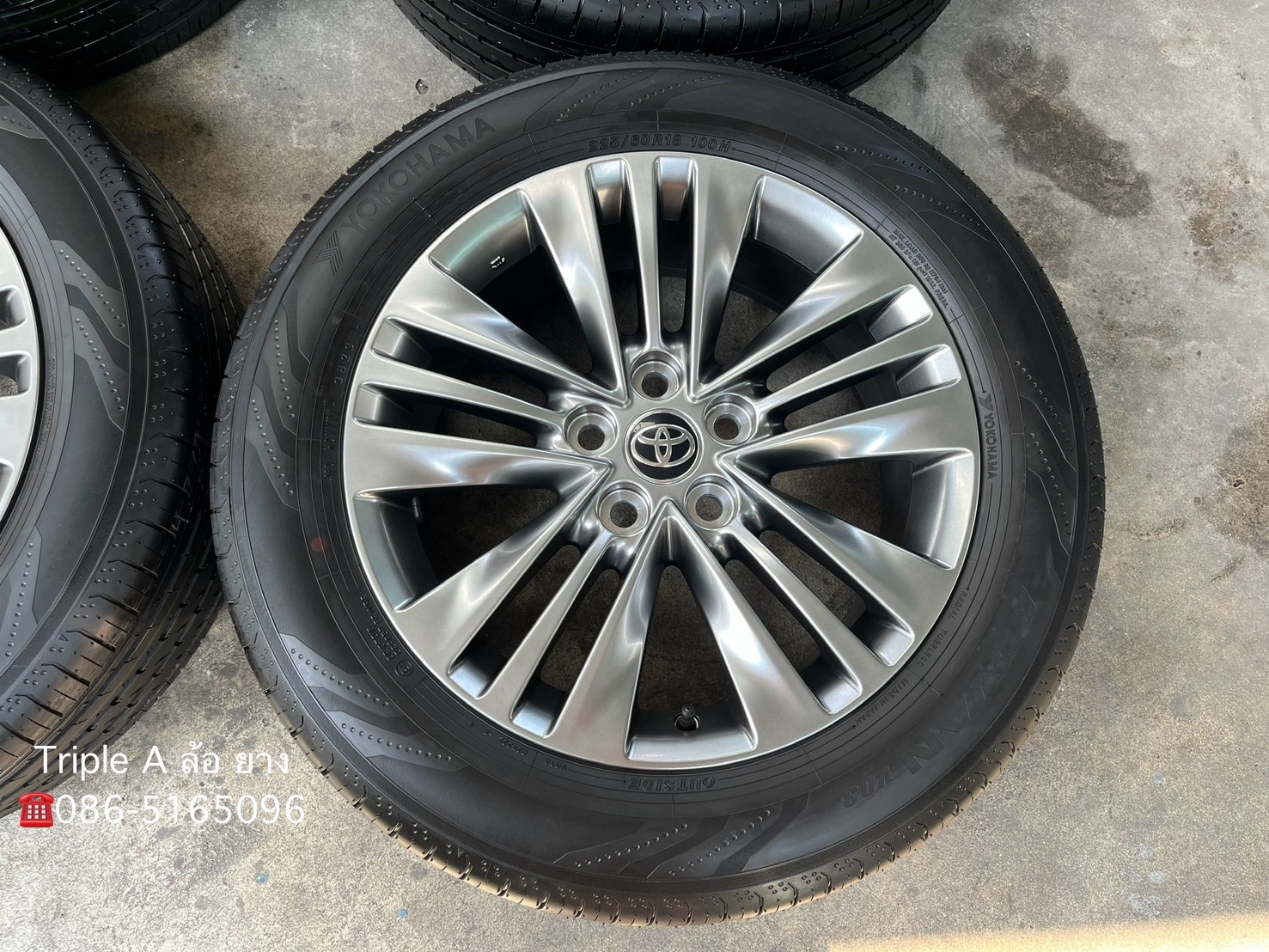 ✨ล้อแม็กพร้อมยางป้ายแดง✨Toyota Alphard (40-Series) รุ่นใหม่ล่าสุด ขอบ 18 สีไฮเปอร์💖สวยกริ๊บ💖