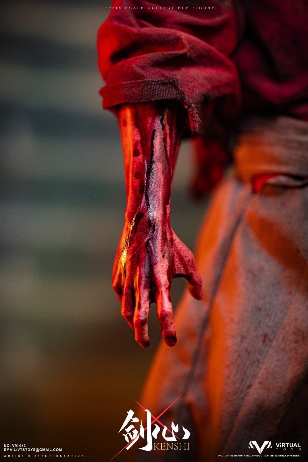 VTSTOYS VM-043B 1/6 KENSHI (Final Battle Ver.)