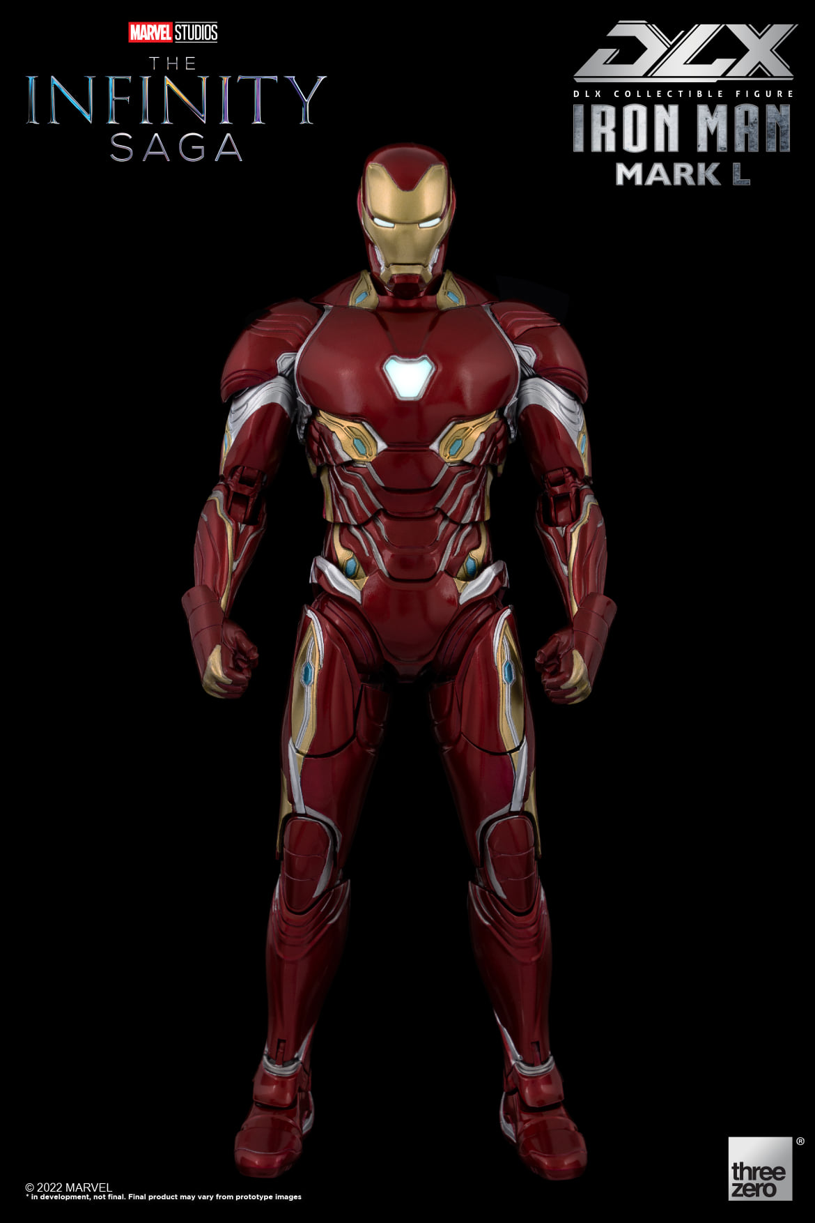 threezero 3Z02490C0 DLX The Infinity Saga - Iron Man Mark L (MK.50)