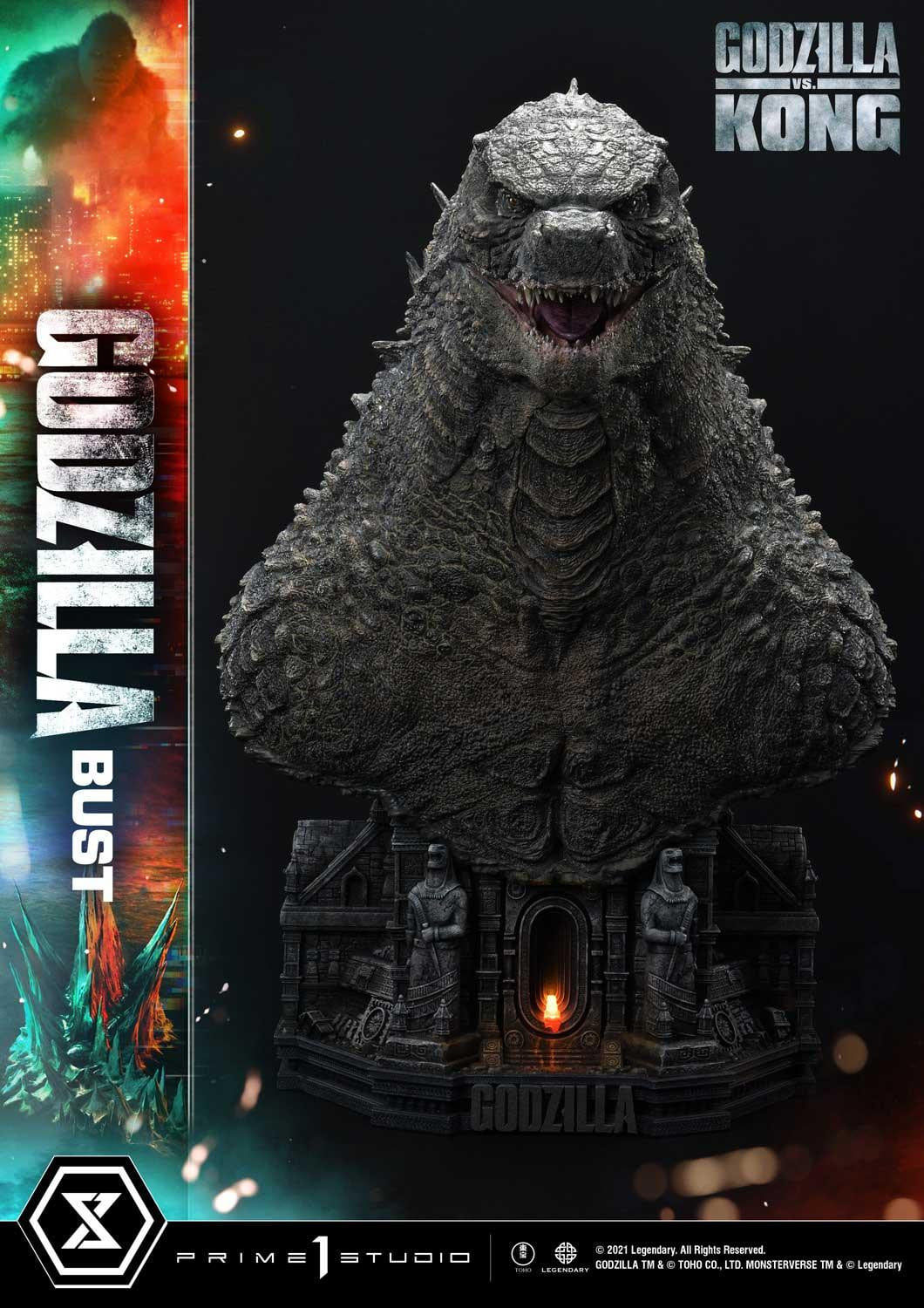 Prime 1 Studio LSGVK-01 Godzilla vs Kong - Godzilla Bust