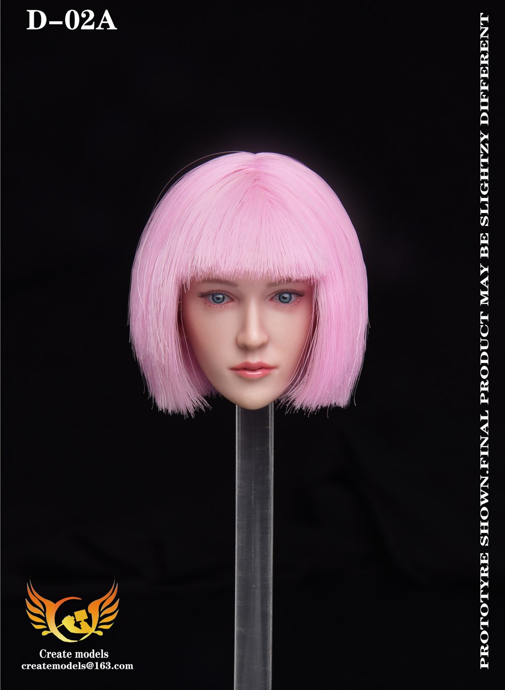 Create Models 1/6 D-02 Expression Female Headsculpt