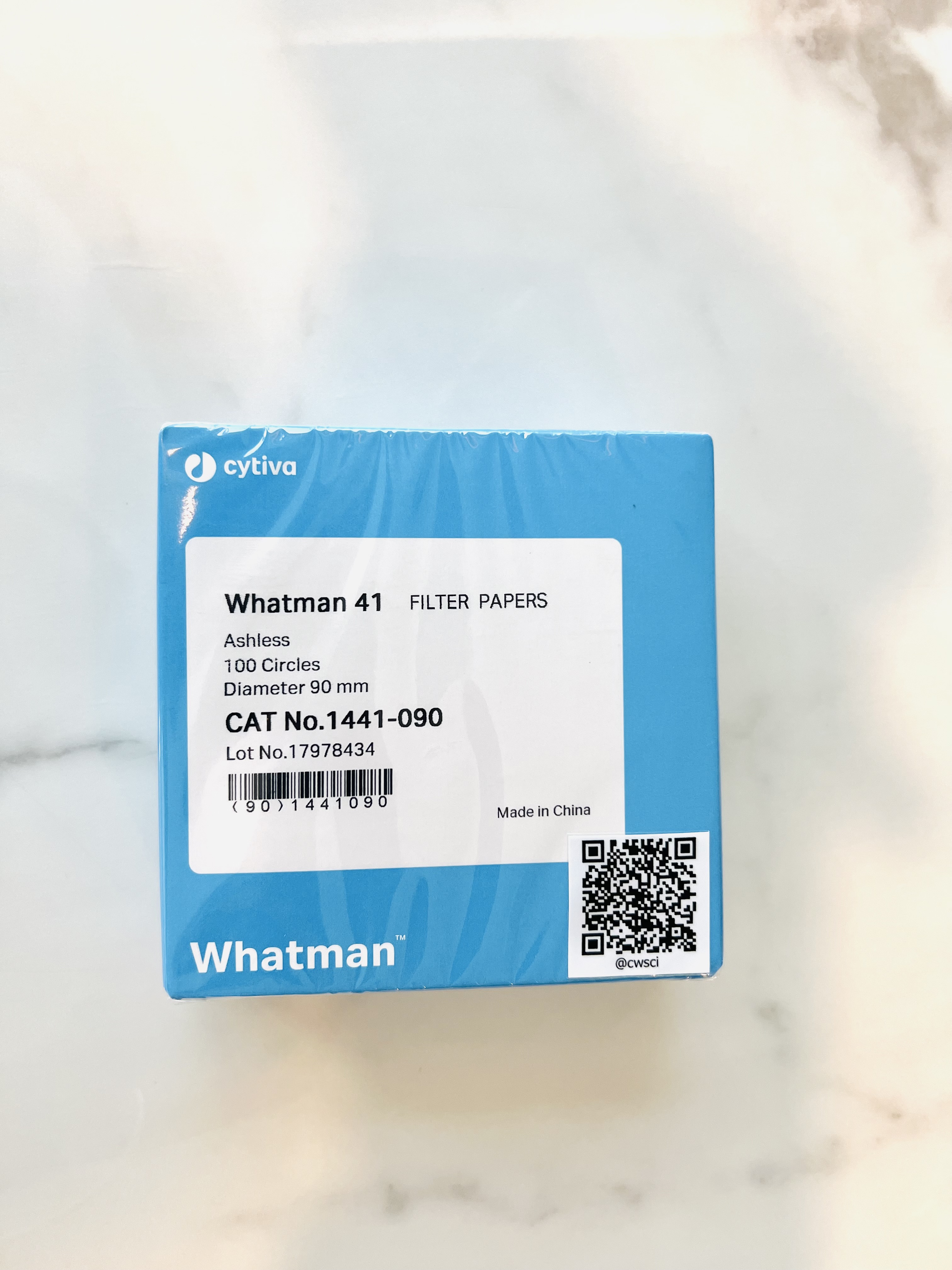 กระดาษกรองเบอร์ 41 Ashless -pore size 25µm-whatman