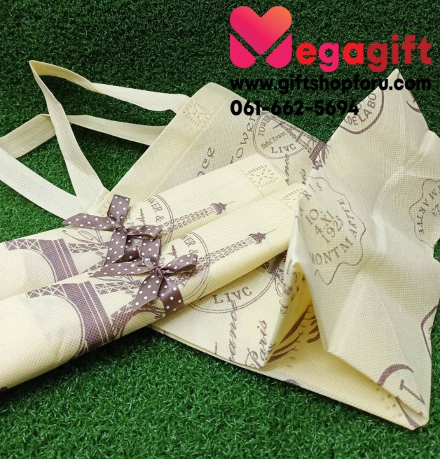 ถุงผ้าลดโลกร้อน ถุงผ้าสปันบอนด์