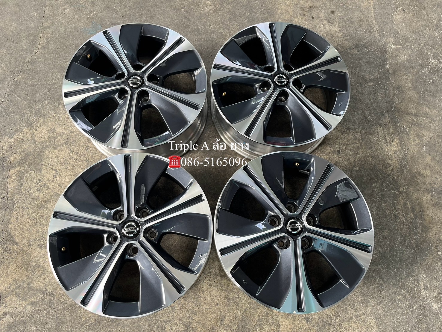 ✨ล้อแม็กป้ายแดง 5รู114✨Nissan KICKS รุ่นใหม่ล่าสุด ขอบ 17💖ใหม่กริ๊บ💖