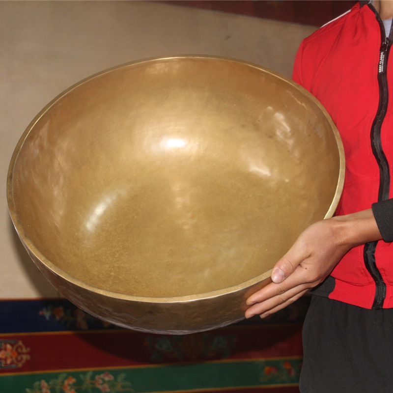 Tibetan Singing Bowl ขันทิเบต(ทองเหลือง) ขนาดใหญ่พิเศษ