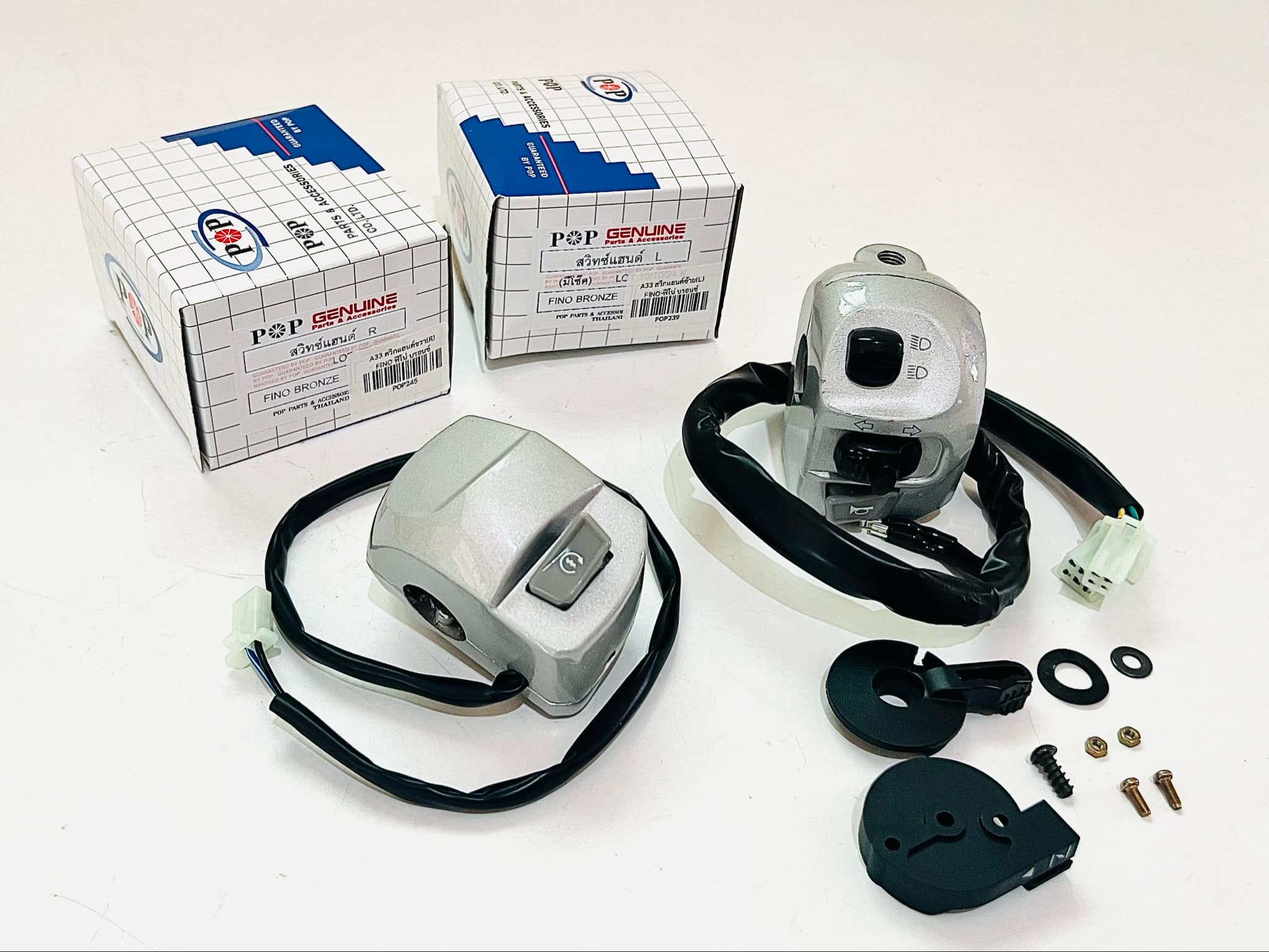 สวิทแฮนด์ ฟีโน่ Fino ซ้าย+ขวา สตาร์ทเท้า 1 คู่ เลือกสีได้เลย A33