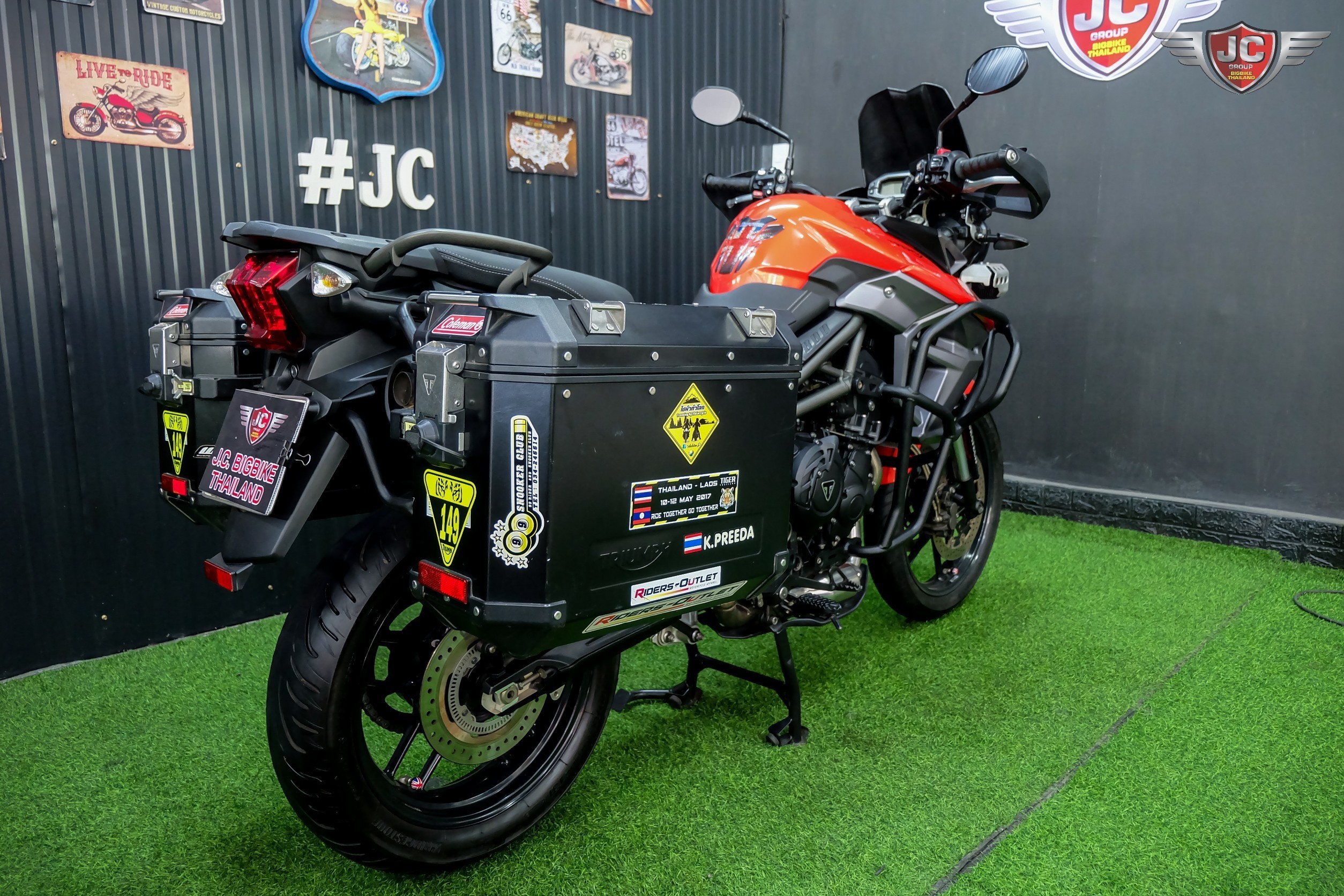 🐯 เสือส้มมาแล้ววว....เอาใจสาย Touring กันหน่อย 🤗 Tiger800XRT จดปี2017 Top สุดในรุ่นล้อแม็ค‼️