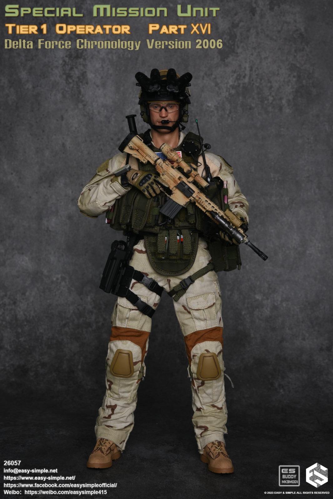 Easy&Simple ES 26057 SMU Tier1 Operator Part XVI Delta Force Chronology Version 2006