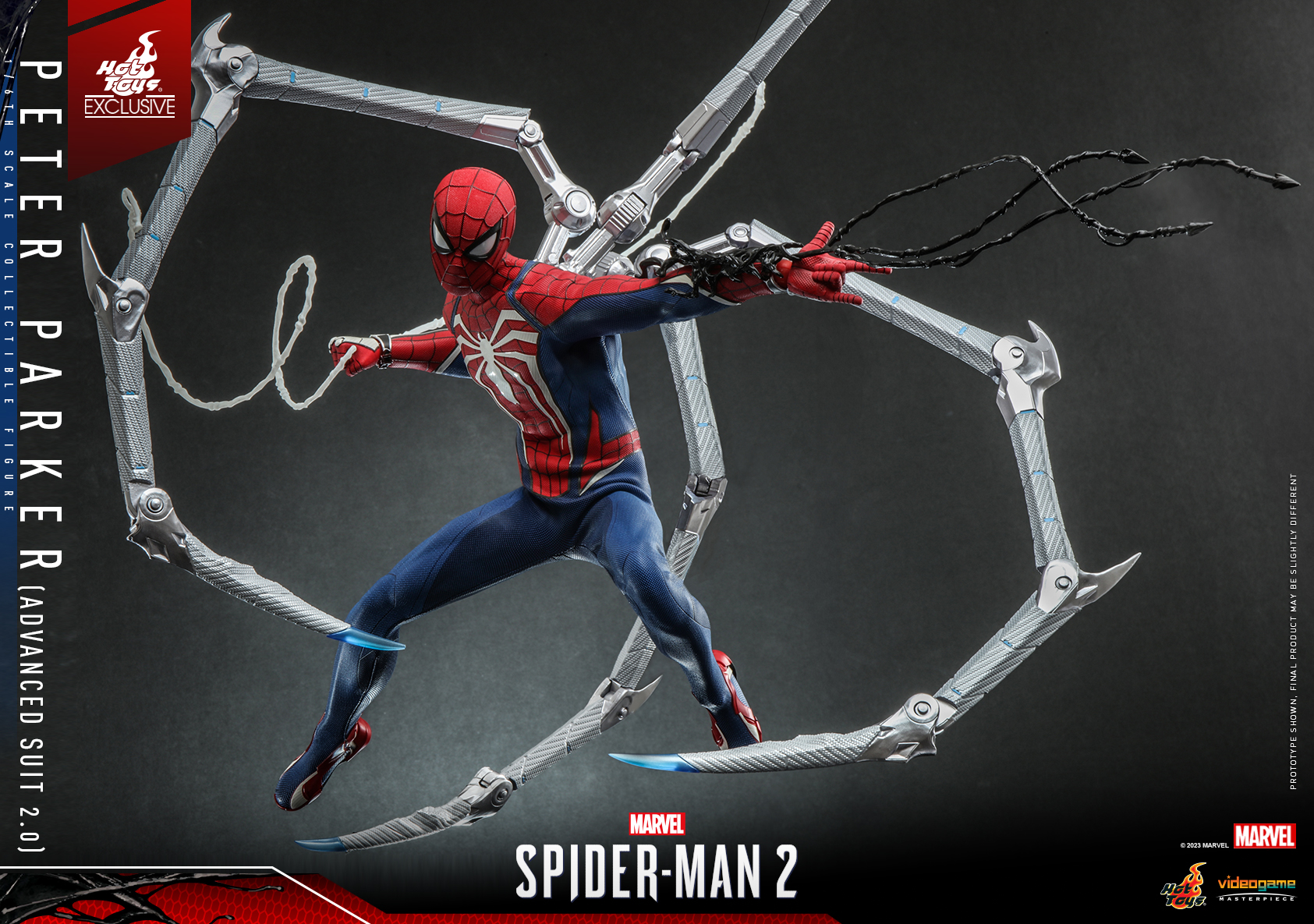 Hot Toys VGM54 1/6 Marvel's Spider-Man 2 - Peter Parker (Advanced Suit 2.0)