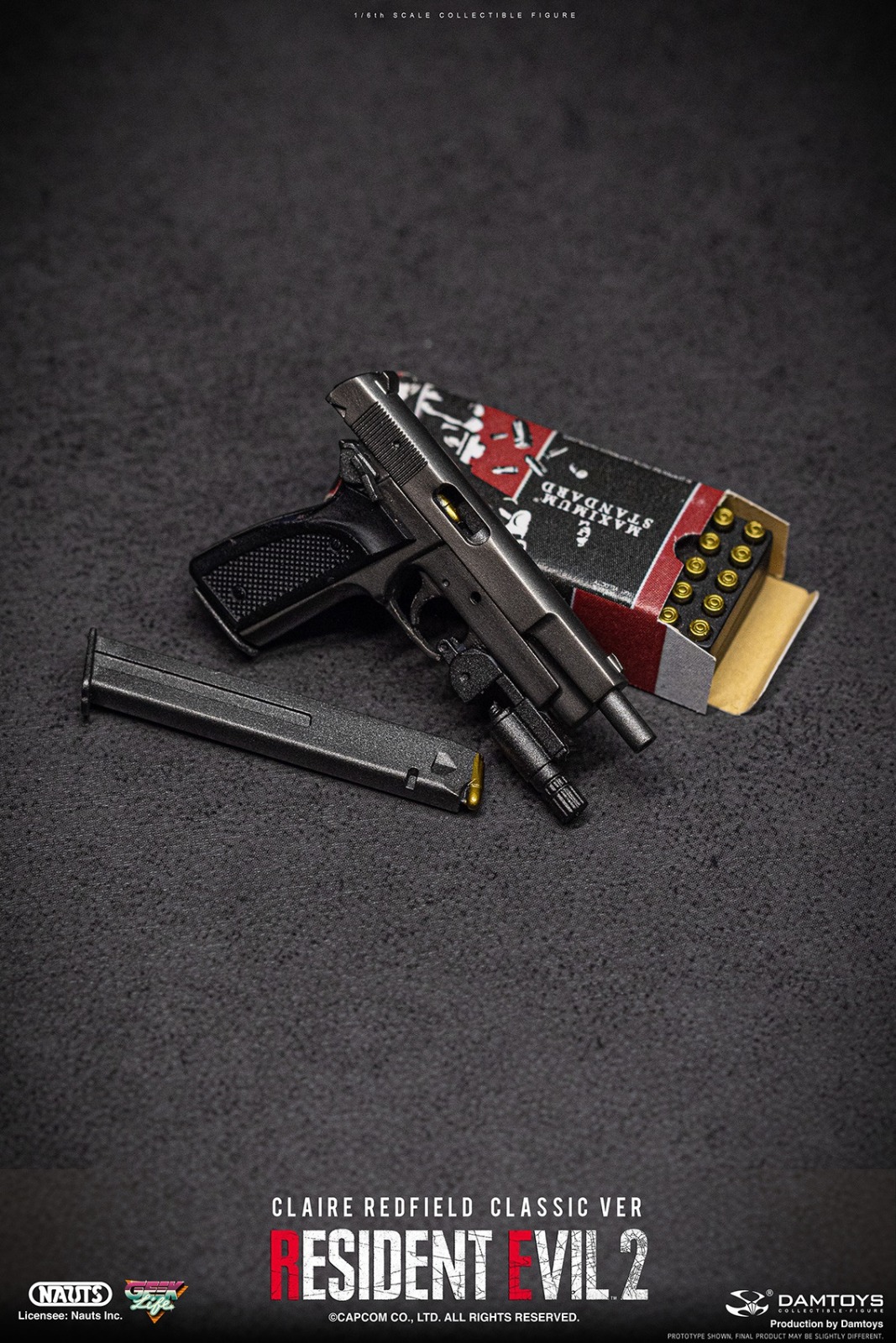 DAMTOYS DMS038 1/6 RESIDENT EVIL 2 - CLAIRE REDFIELD (CLASSIC VER)